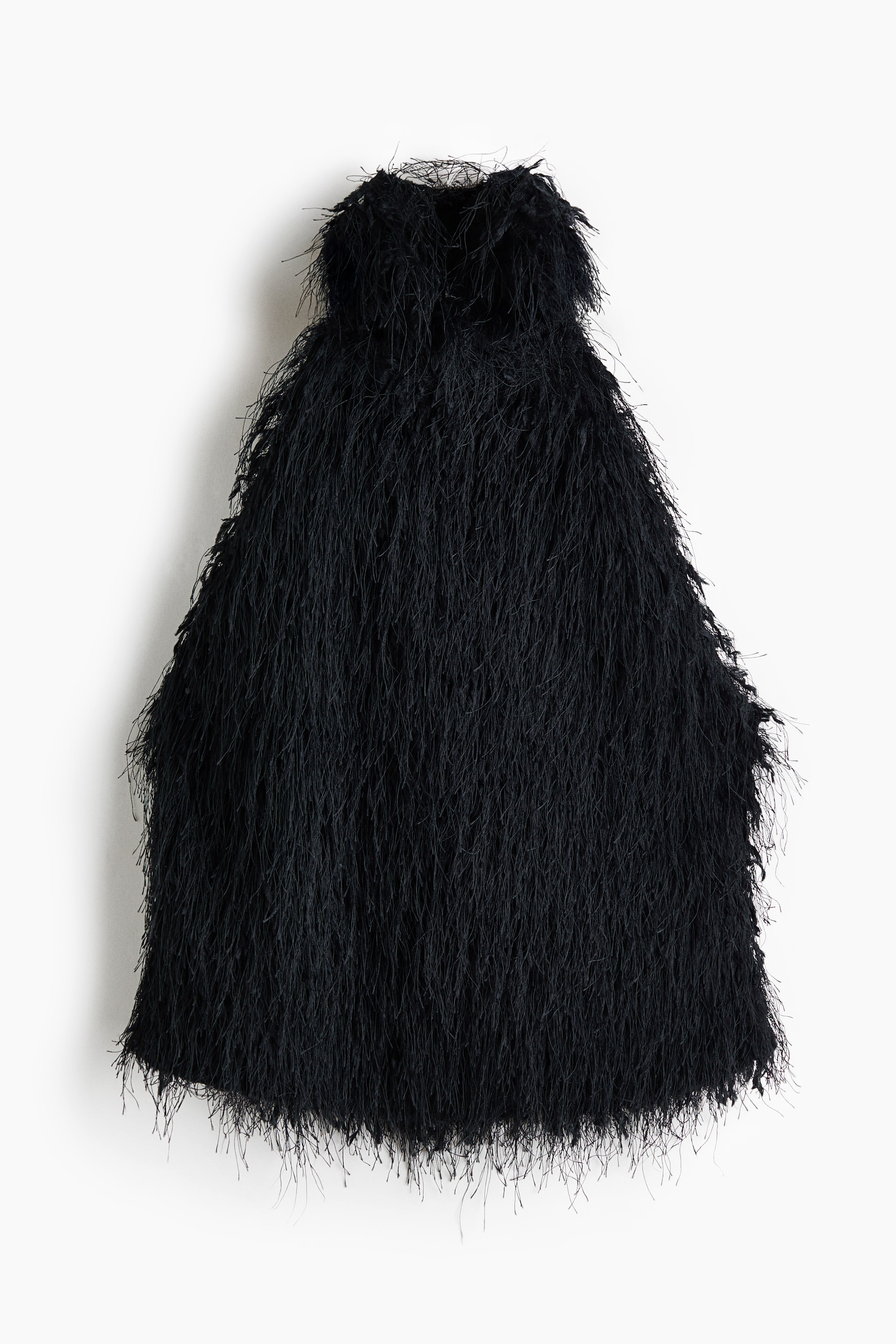 View larger image: Fringed halterneck top - Black - Ladies | H&M 1