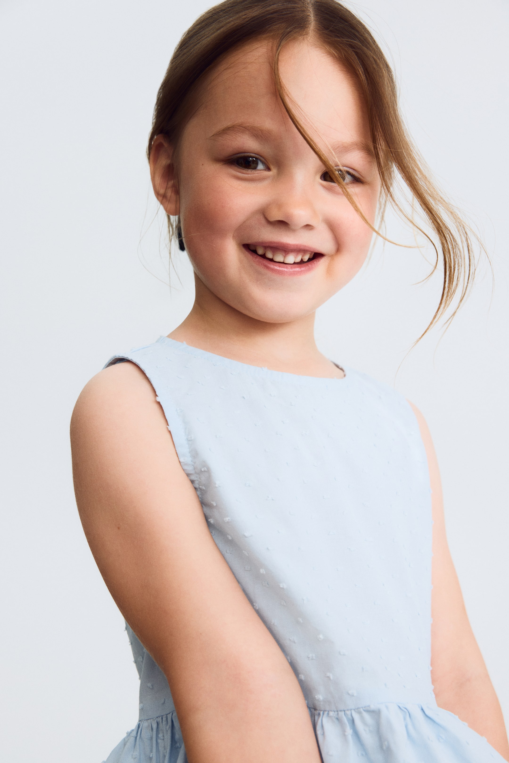 Детские топы H&M 2-Piece Cotton Plumeti Set — фото 5