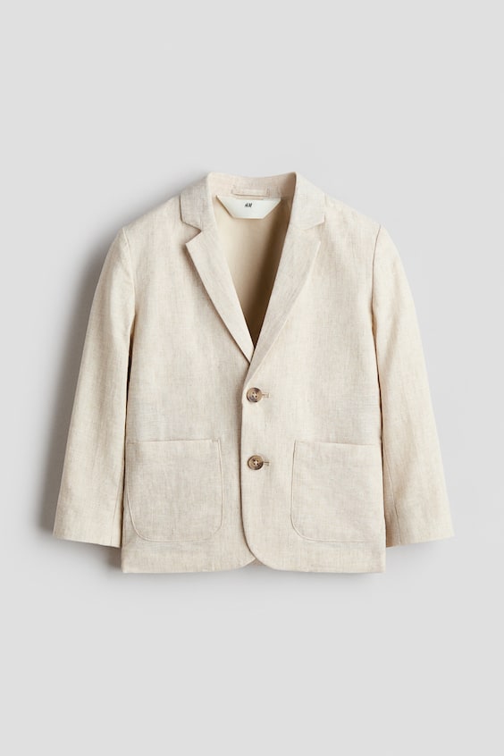 Детские пиджаки H&M Linen-Blend Blazer