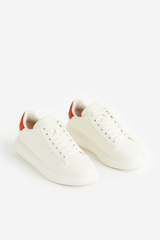 Sneakers - Bianco/rosso/Bianco - 4