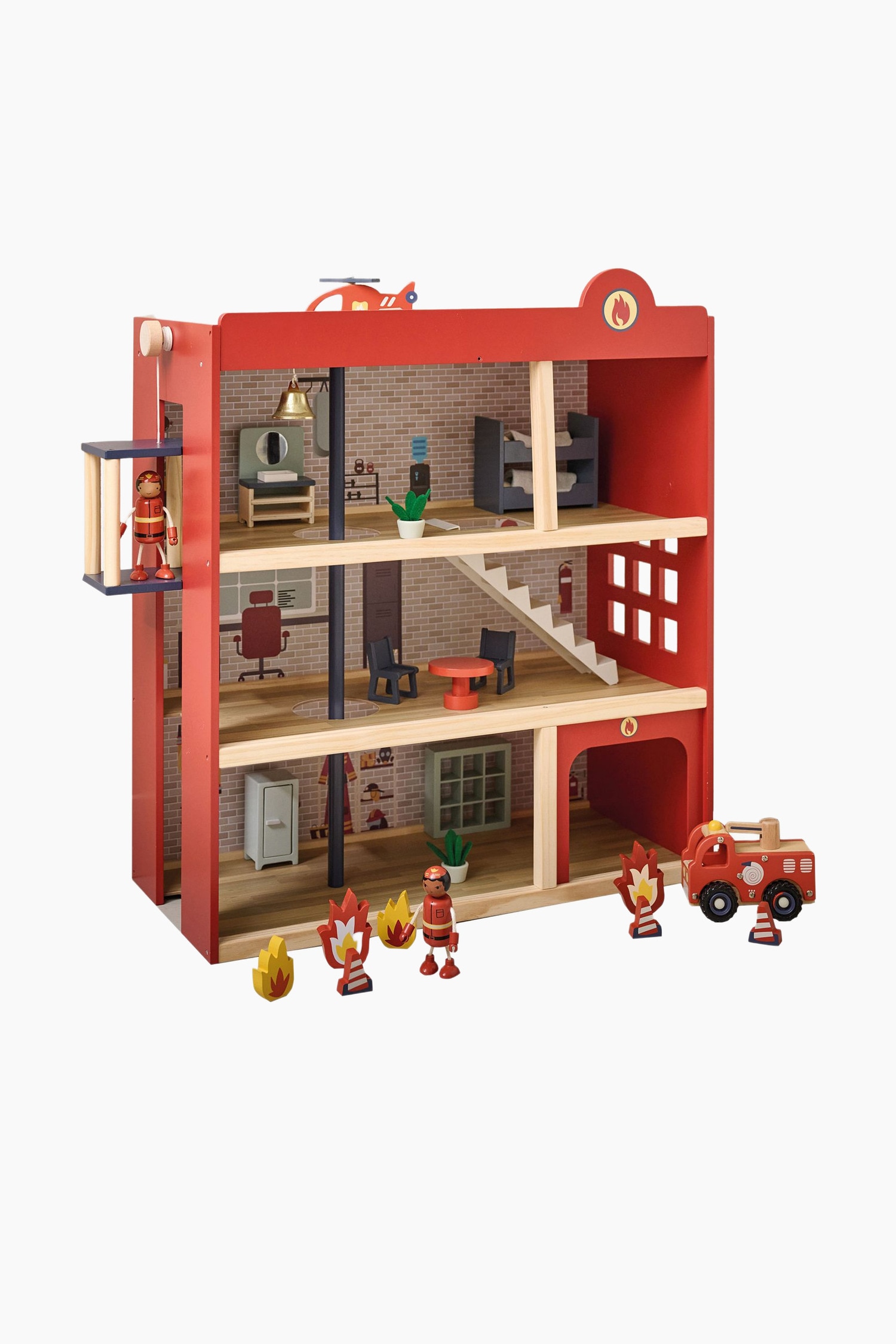 Petite Amélie - Fire Station - Pompier - Red