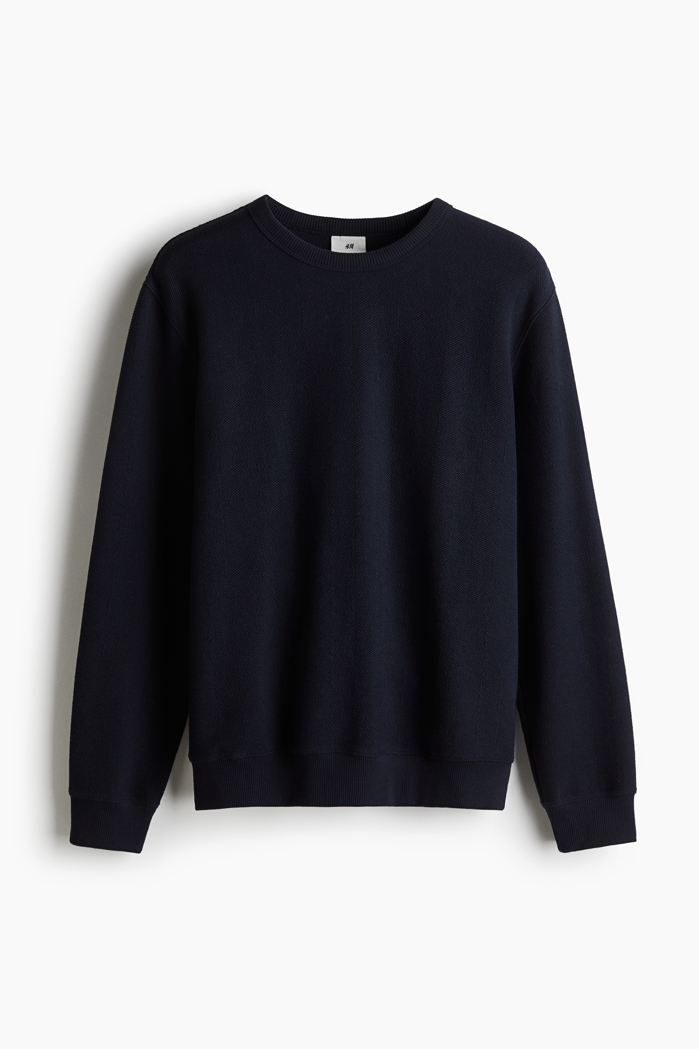 Regular Fit Herringbone-Patterned Sweatshirt from H&M - $25.99