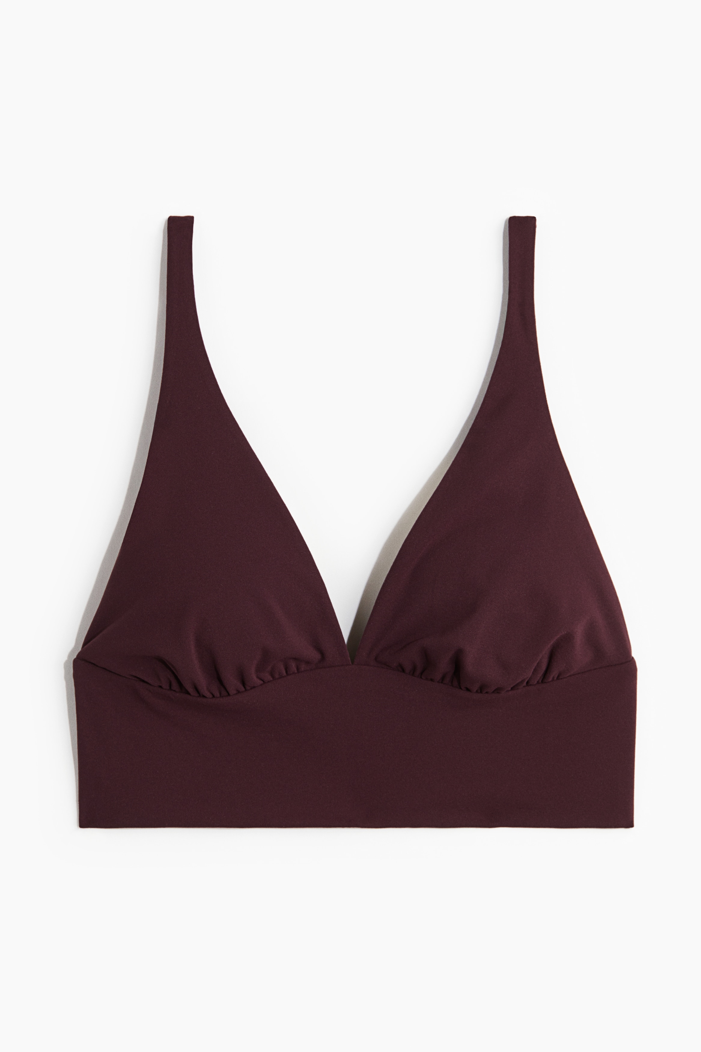 Soutien-gorge souple Seamless - Bordeaux/Vert grisé