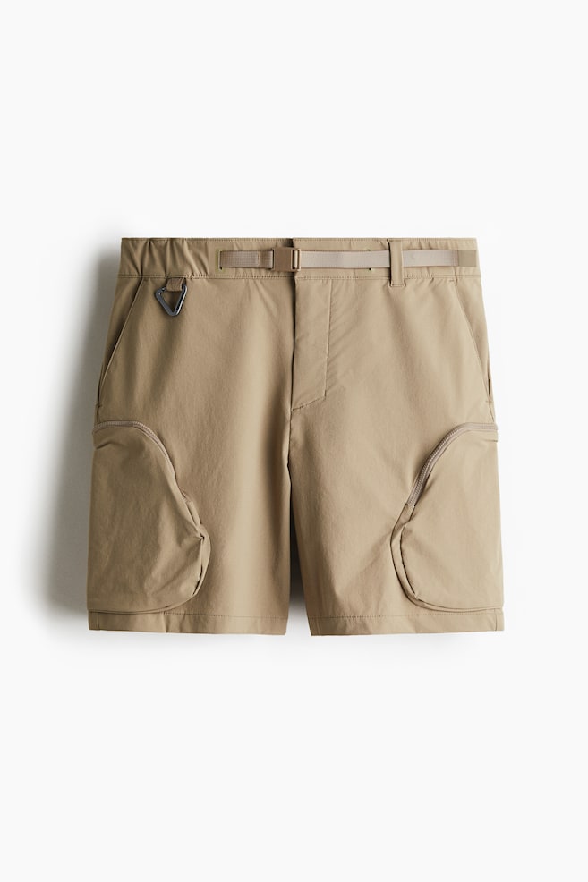 Pantalón corto outdoor a media pierna - Beige - 1