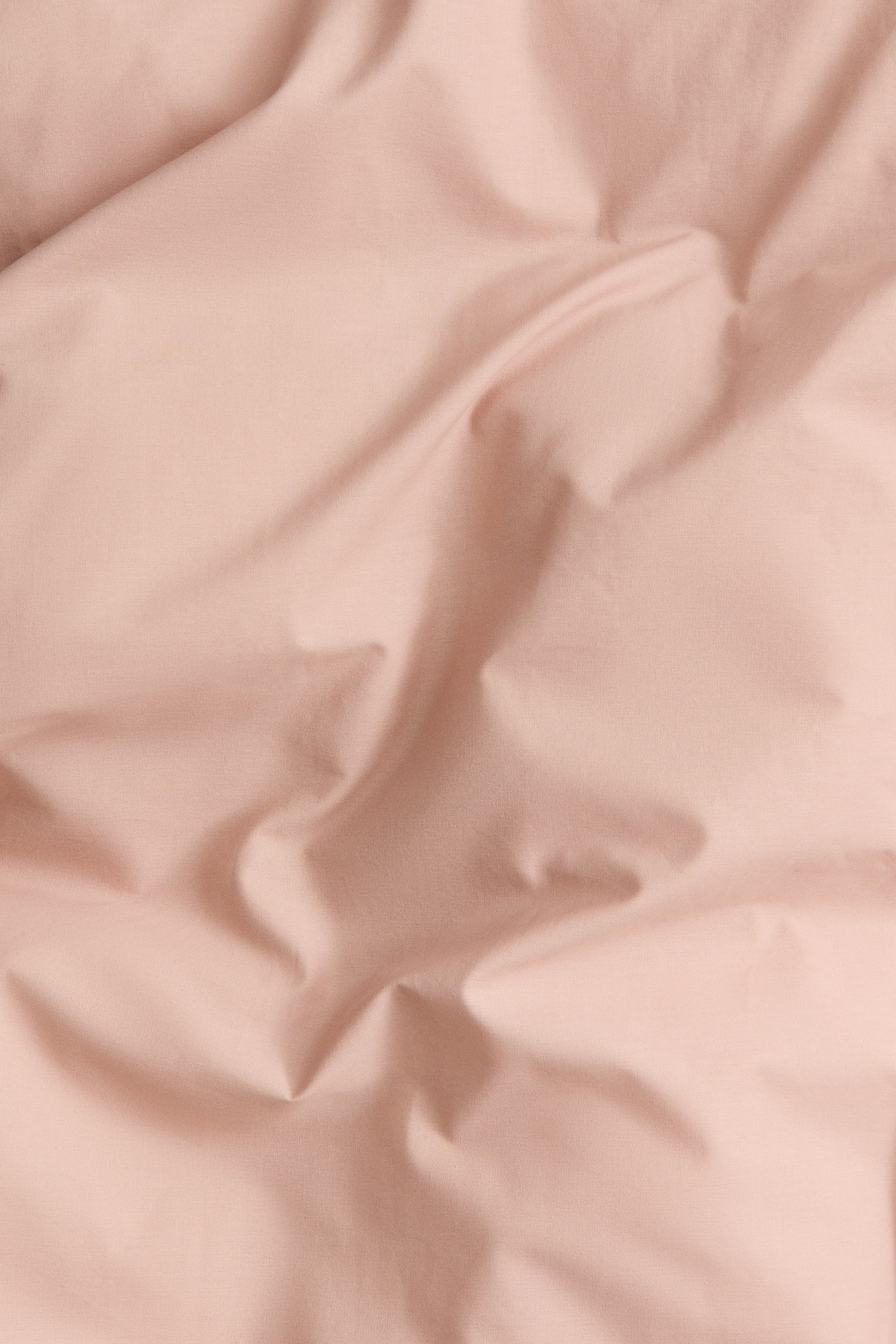 Single cotton duvet cover set - Light dusty pink/Yellow/Brown/White - 2