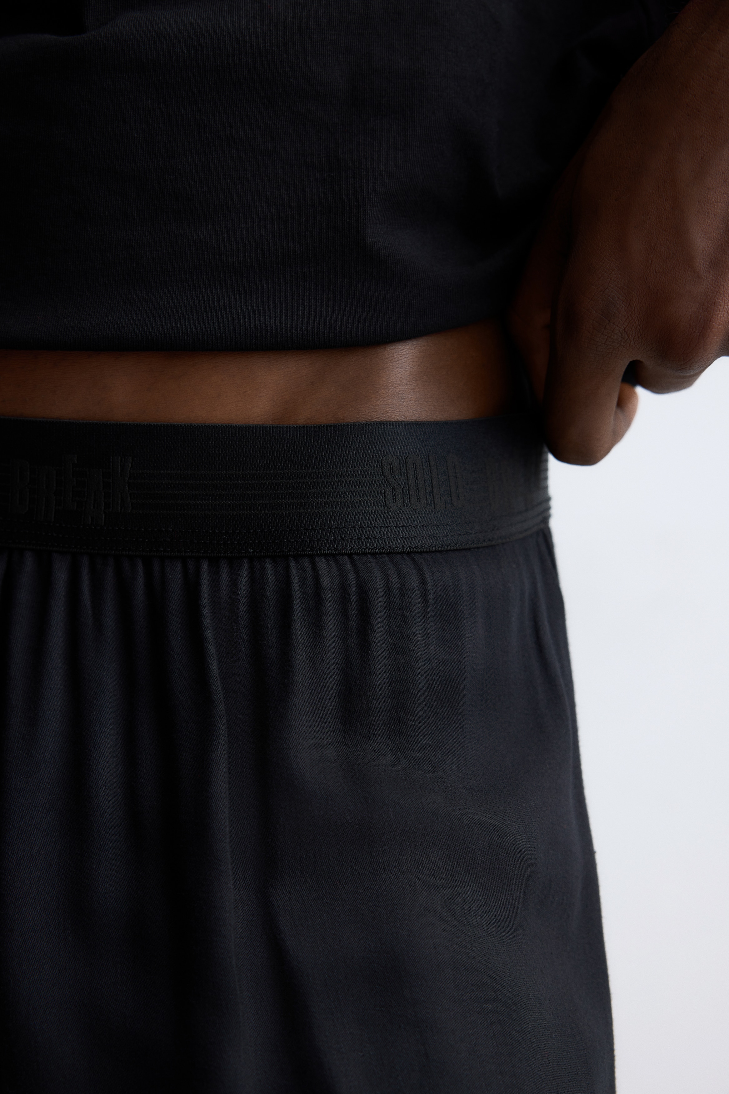 Satin boxer shorts