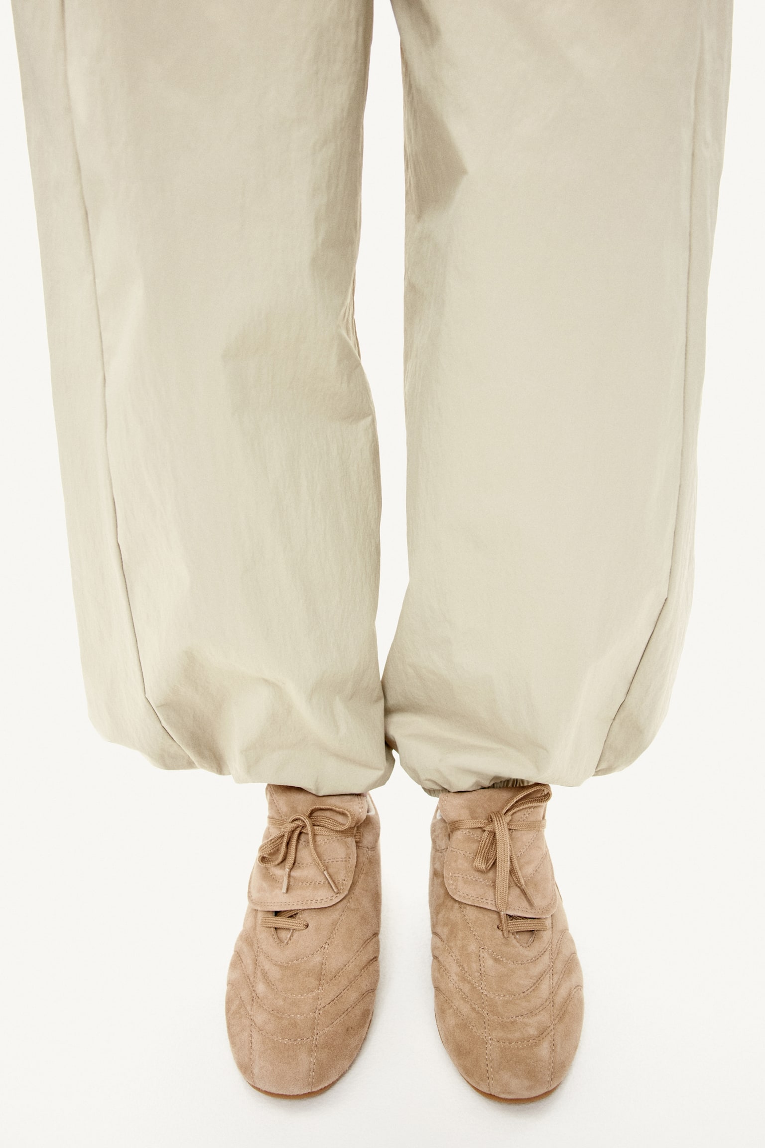Suede trainers - Beige - 4