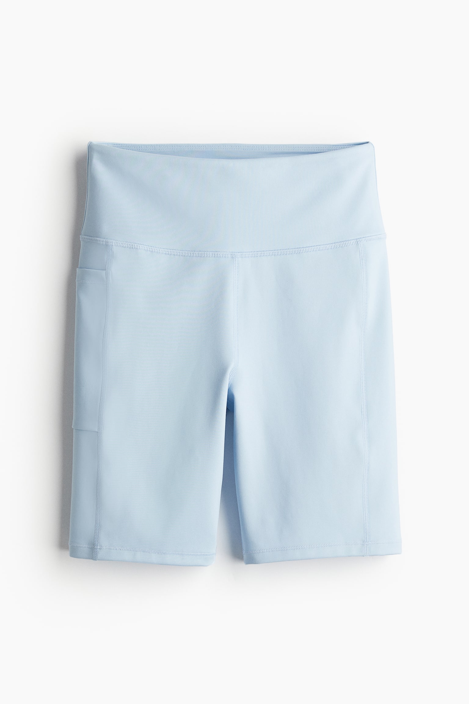 Pocket Detail Activewear Bike Shorts In DryMove™ - Light blue/Black/Red/Light khaki green/Grey - 2