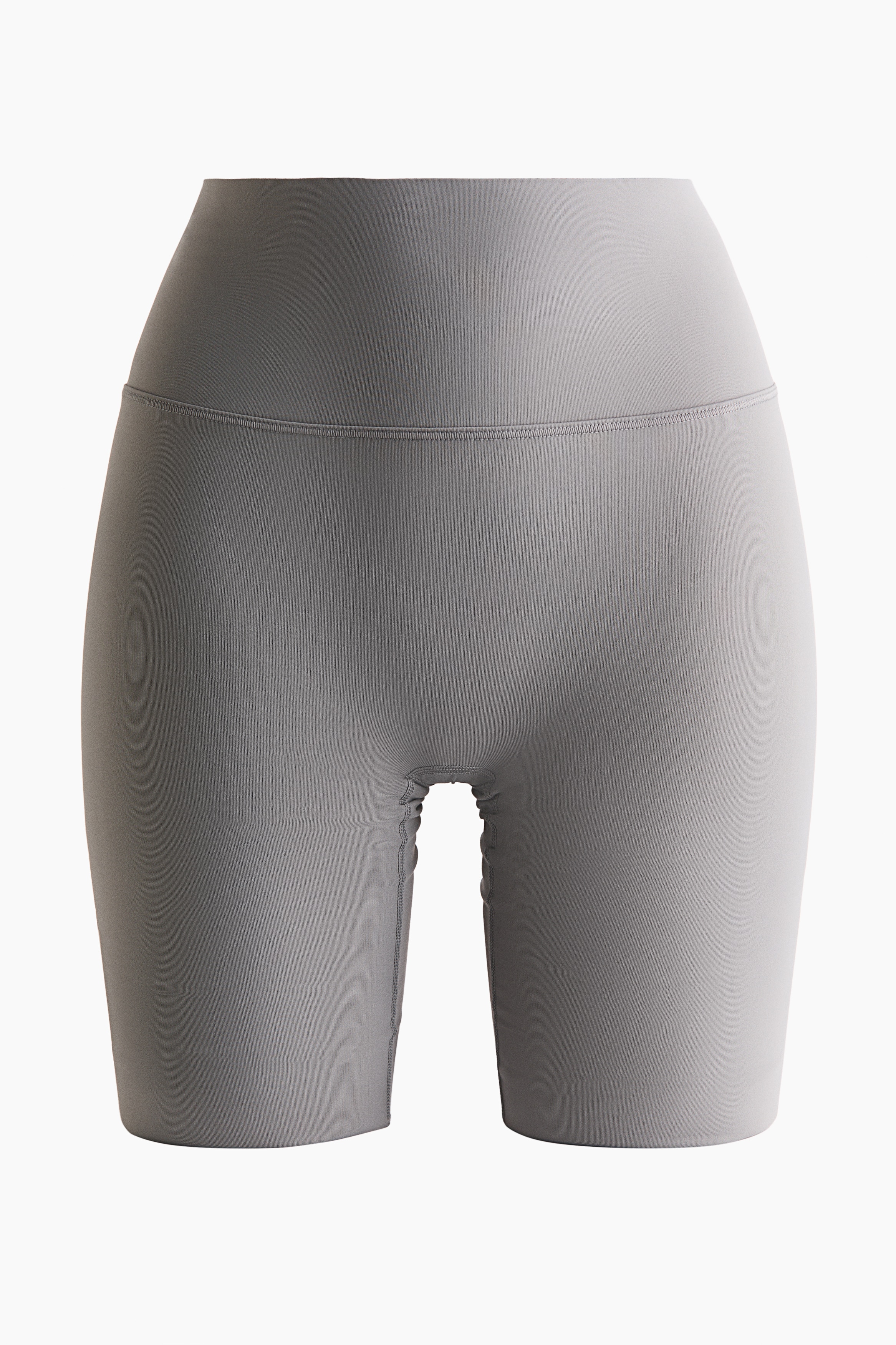 Running cycling shorts with ShapeMove™ - Grey/Black