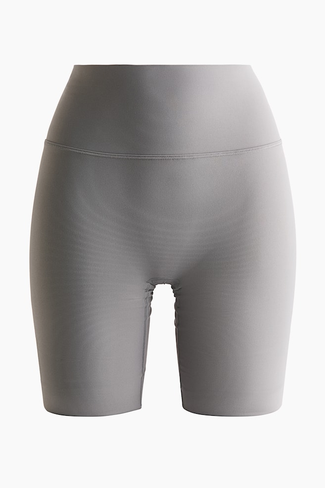 Running cycling shorts with ShapeMove™ - Grey/Black - 1