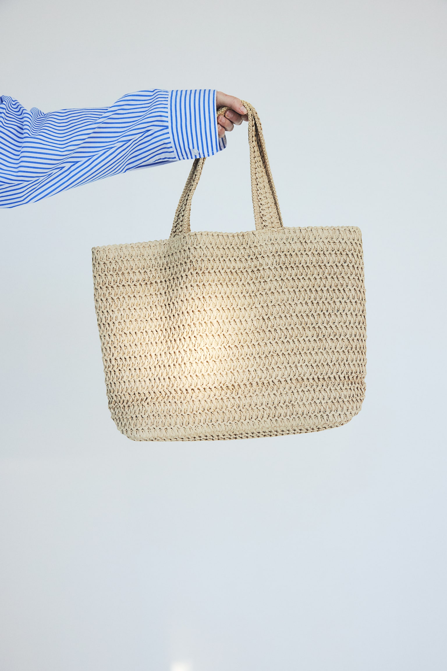 Straw Shopper - Beige - 4