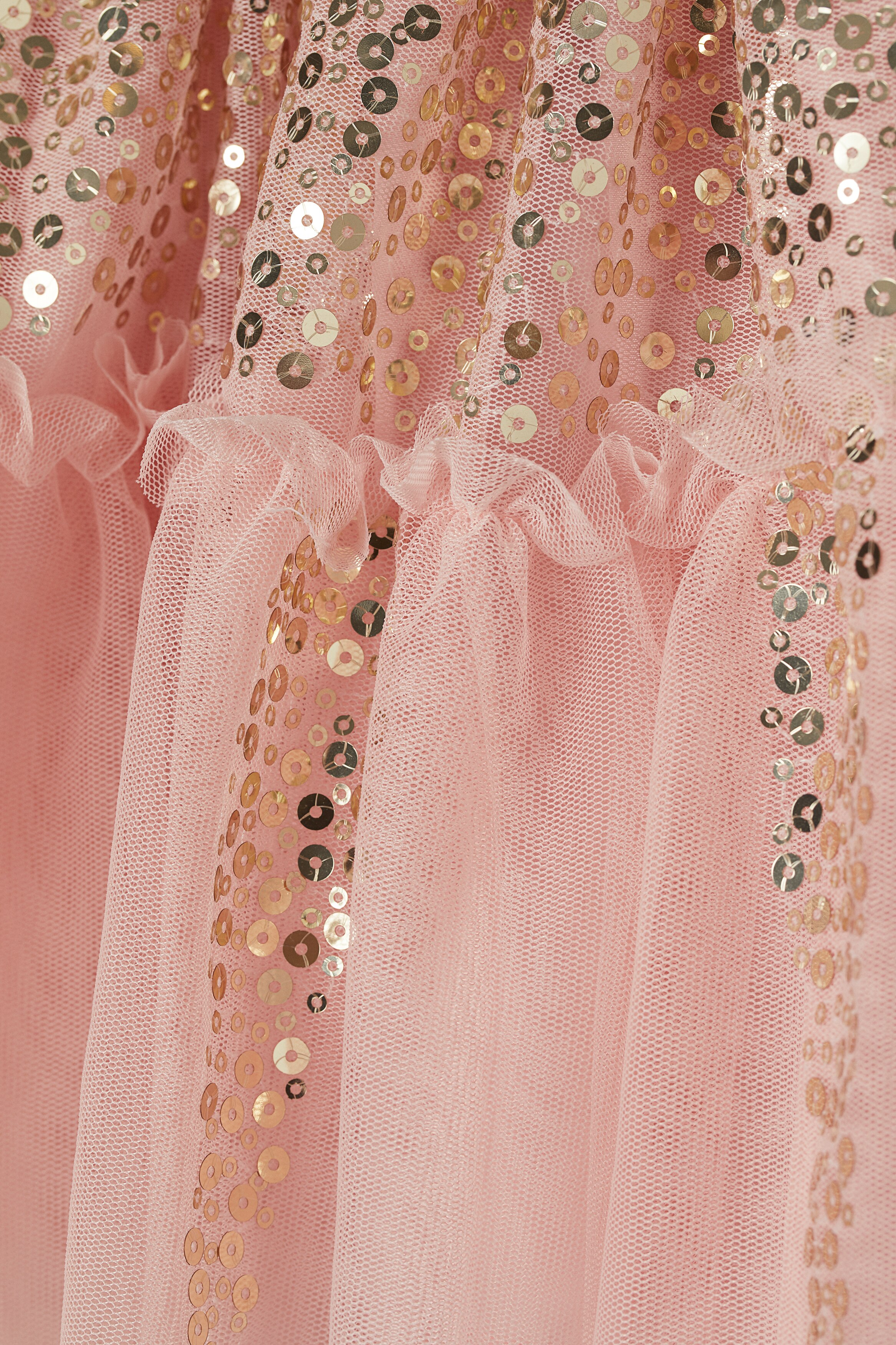 Jupe Tutu Rose à Volants Et Paillettes Punkidz - Taille 6 Ans (116cm), Très Bon état