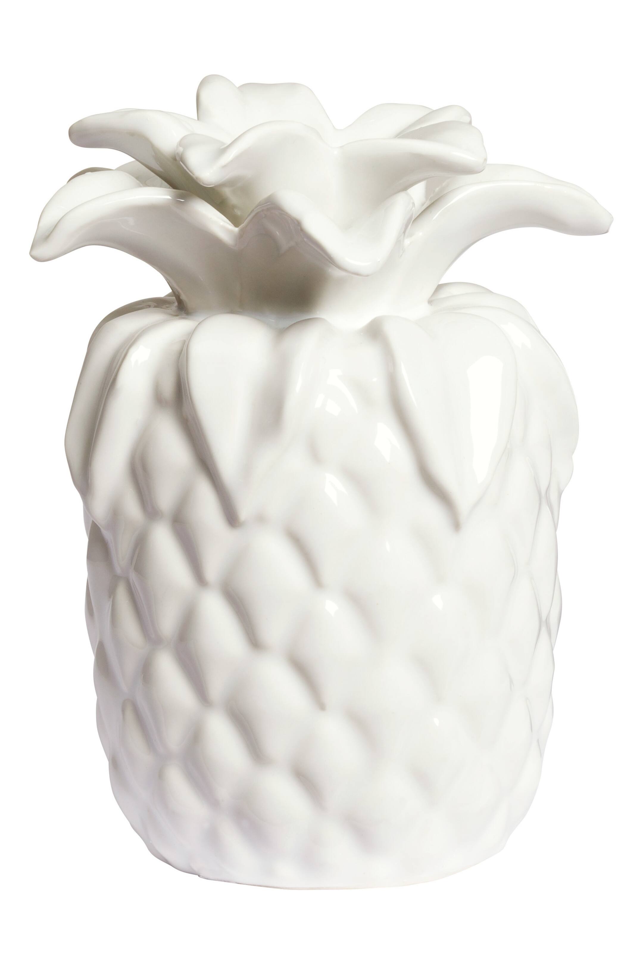 Vezi imaginea mai mare: Sfeşnic din ceramică - Alb/ananas - HOME | H&M RO 1