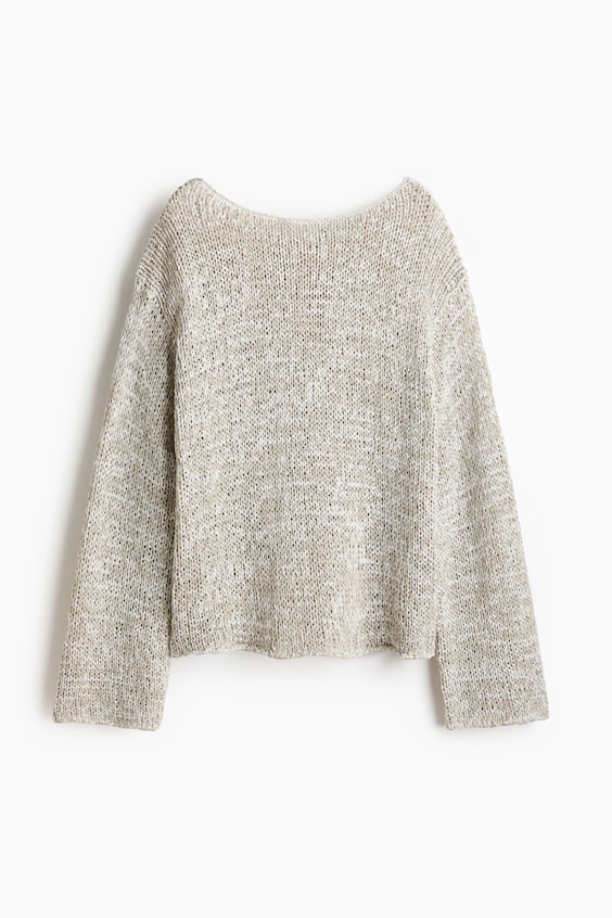 Женские свитеры H&M Oversized Textured-Knit Sweater