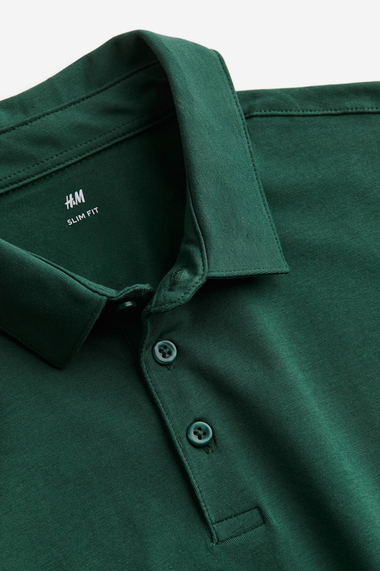 Áo polo Slim Fit - Màu xanh lá đậm/Màu đen/Màu xanh tím than - 2