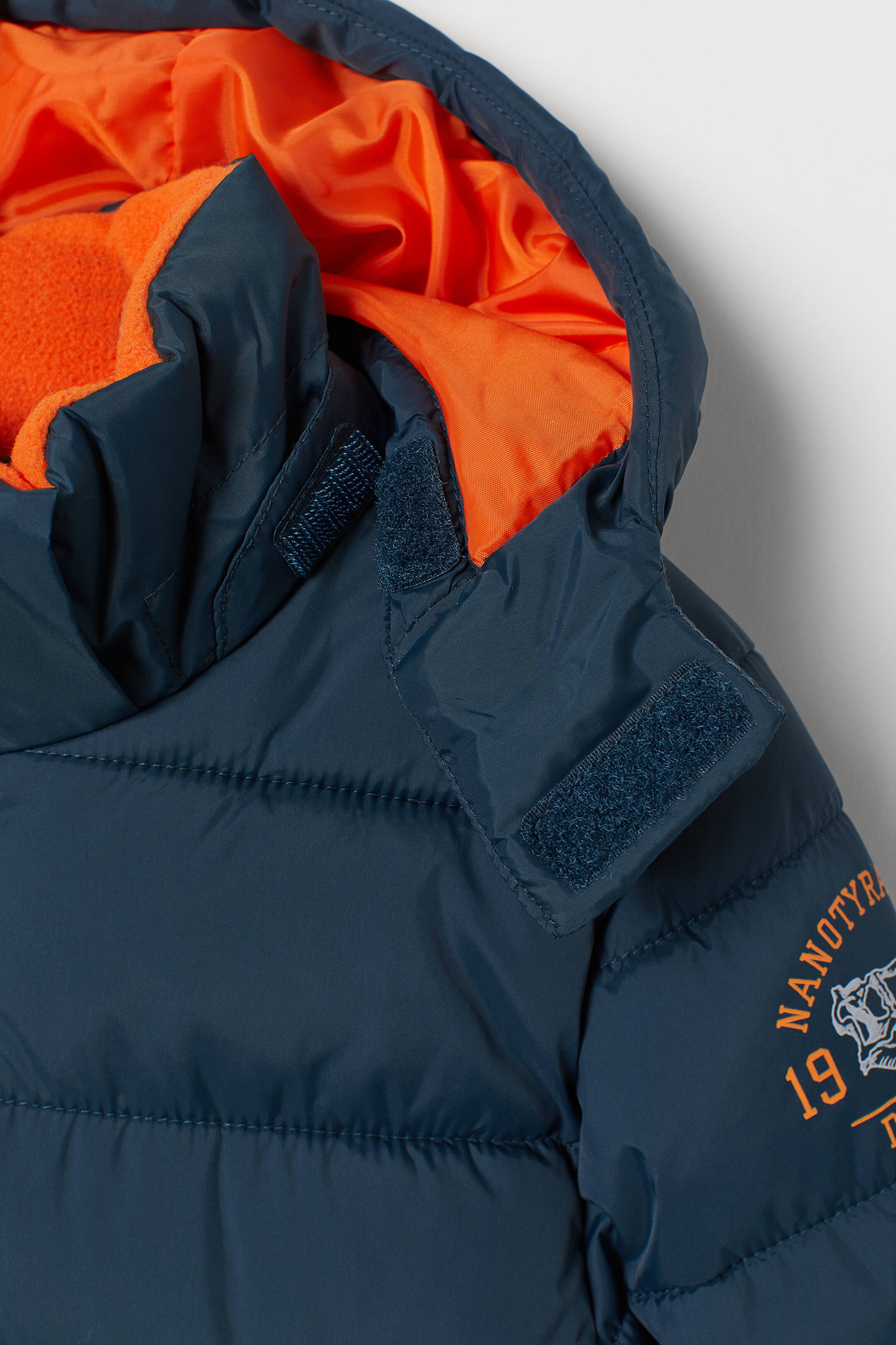 3510339 Dark Blue-Orange Striped Jacket