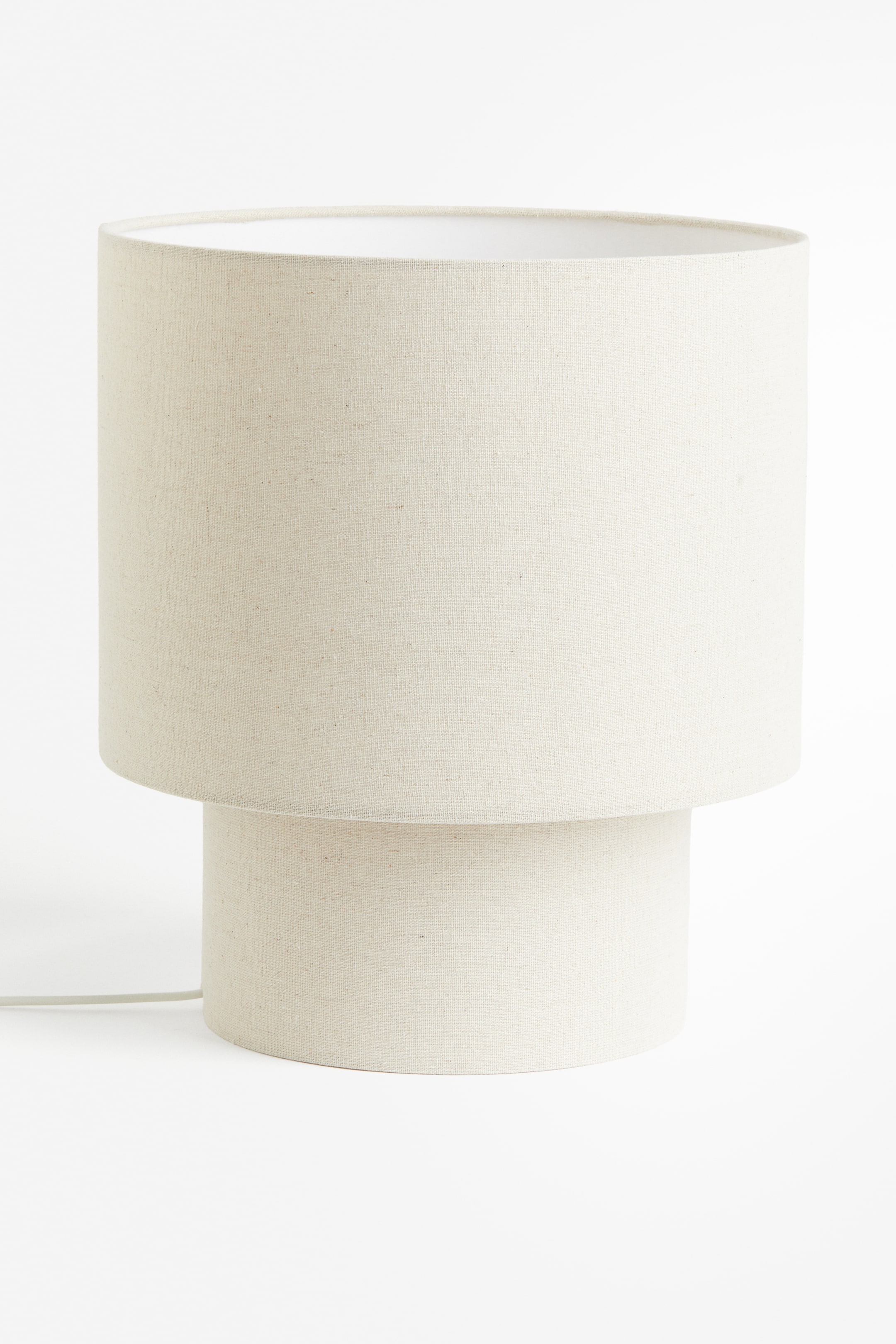 Large Fabric-covered Table Lamp