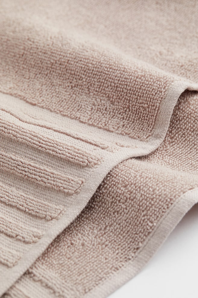2-pack cotton bath towels - Greige/Dark grey/Sage green - 5
