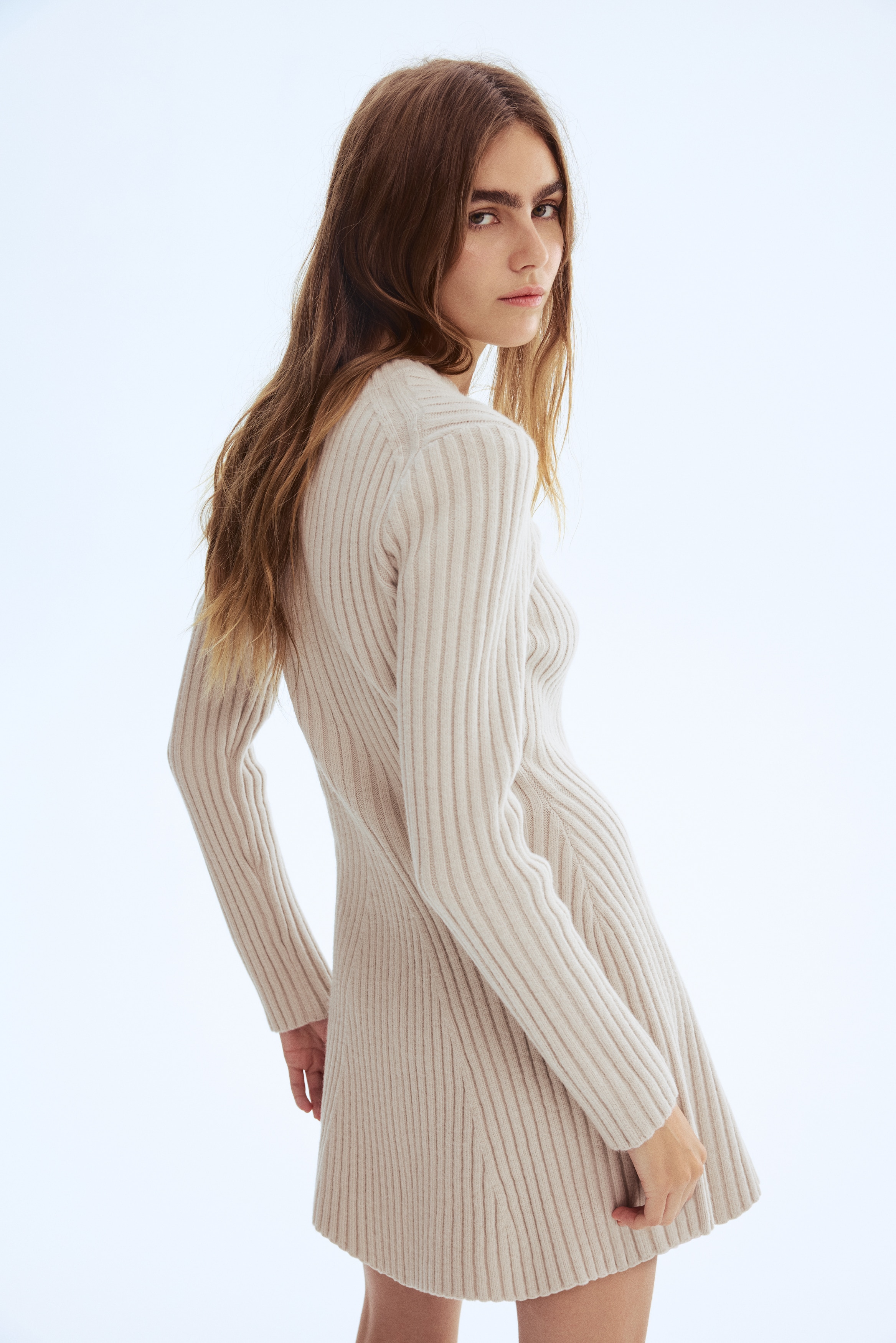 Plus Size Quality Club Dresses Friends Like These PETITE FIT LONG SLEEVE Jumper Dress Ivory/red Plus Size Quality Club Dresses Friends Like These PETITE FIT LONG SLEEVE Jumper Dress Ivory/red