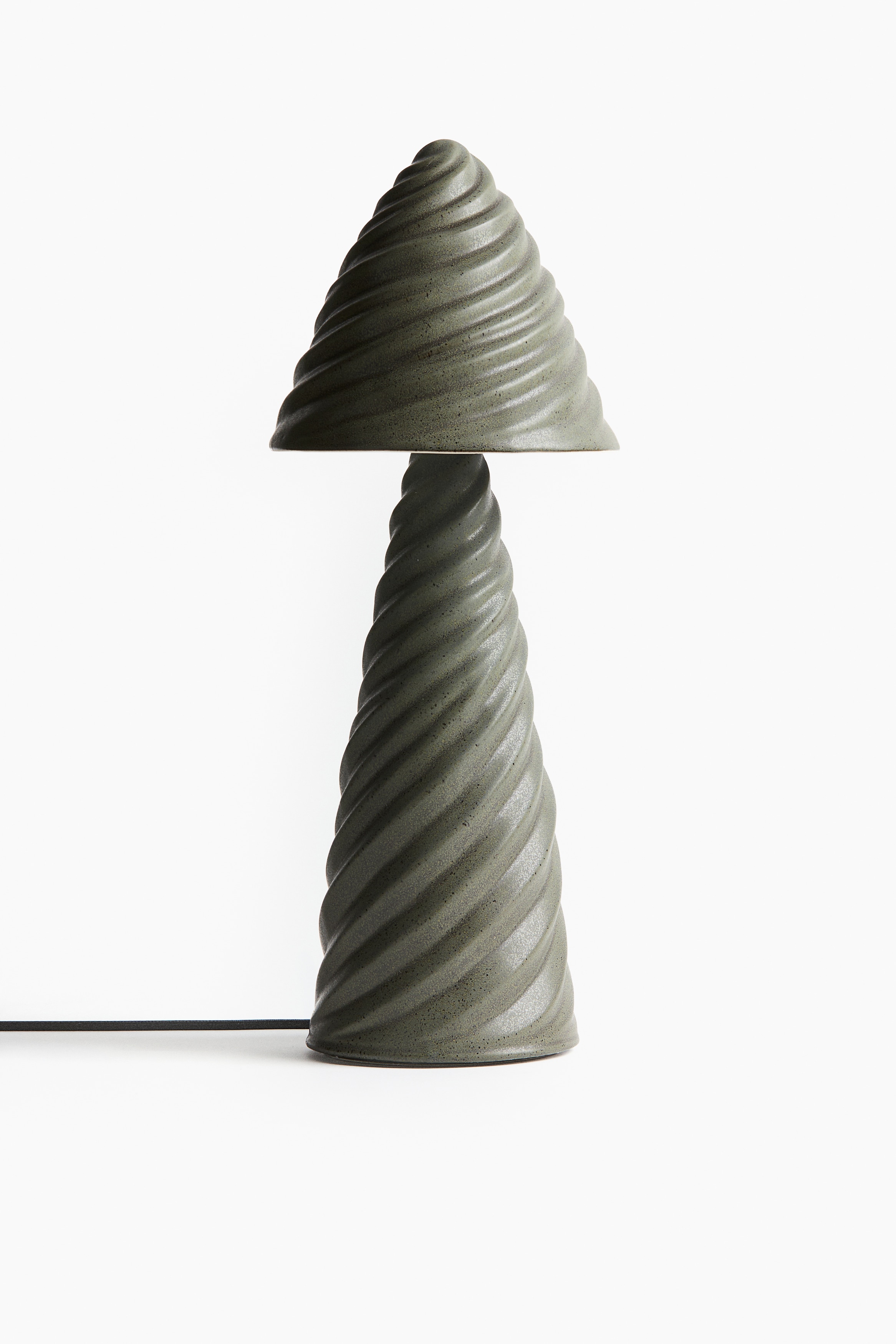 Morra Large Table Lamp - Dark dusty green