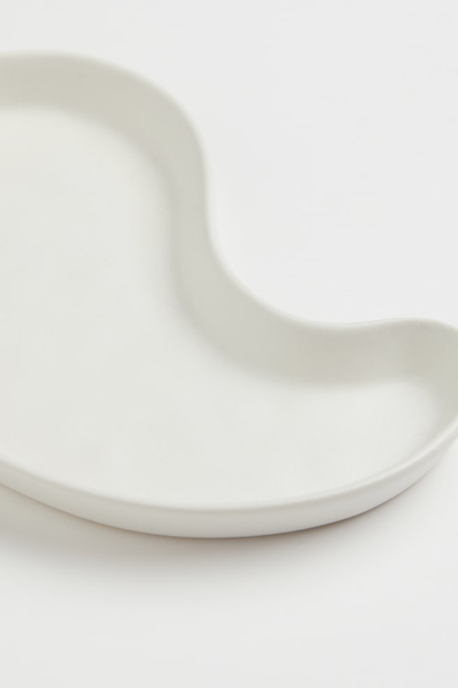 Small stoneware tray - White - 3