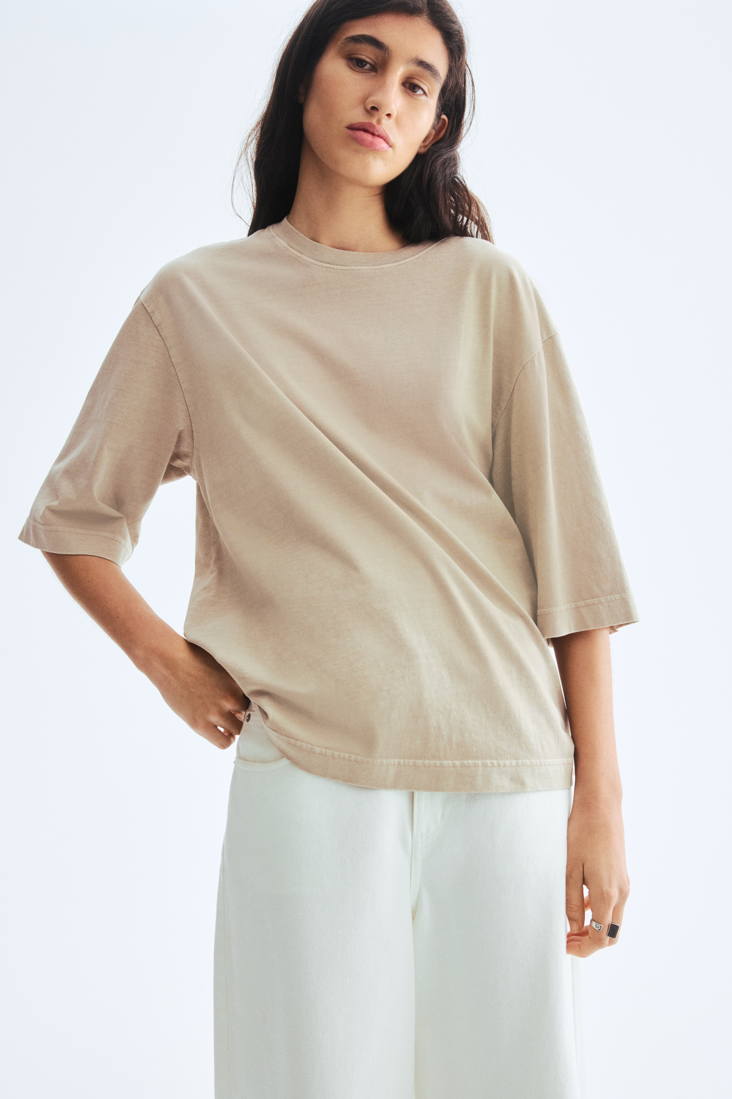 Oversized cotton T-shirt