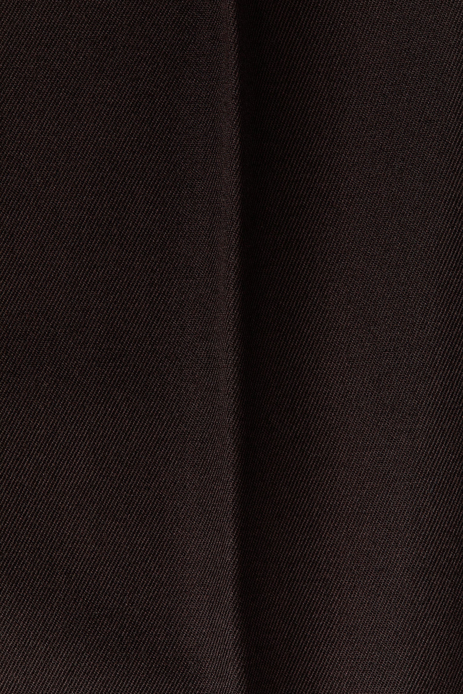 Мужские брюки H&M Loose-Fit Wool-Blend Suit, цвет: Тёмный коричневый — фото 7