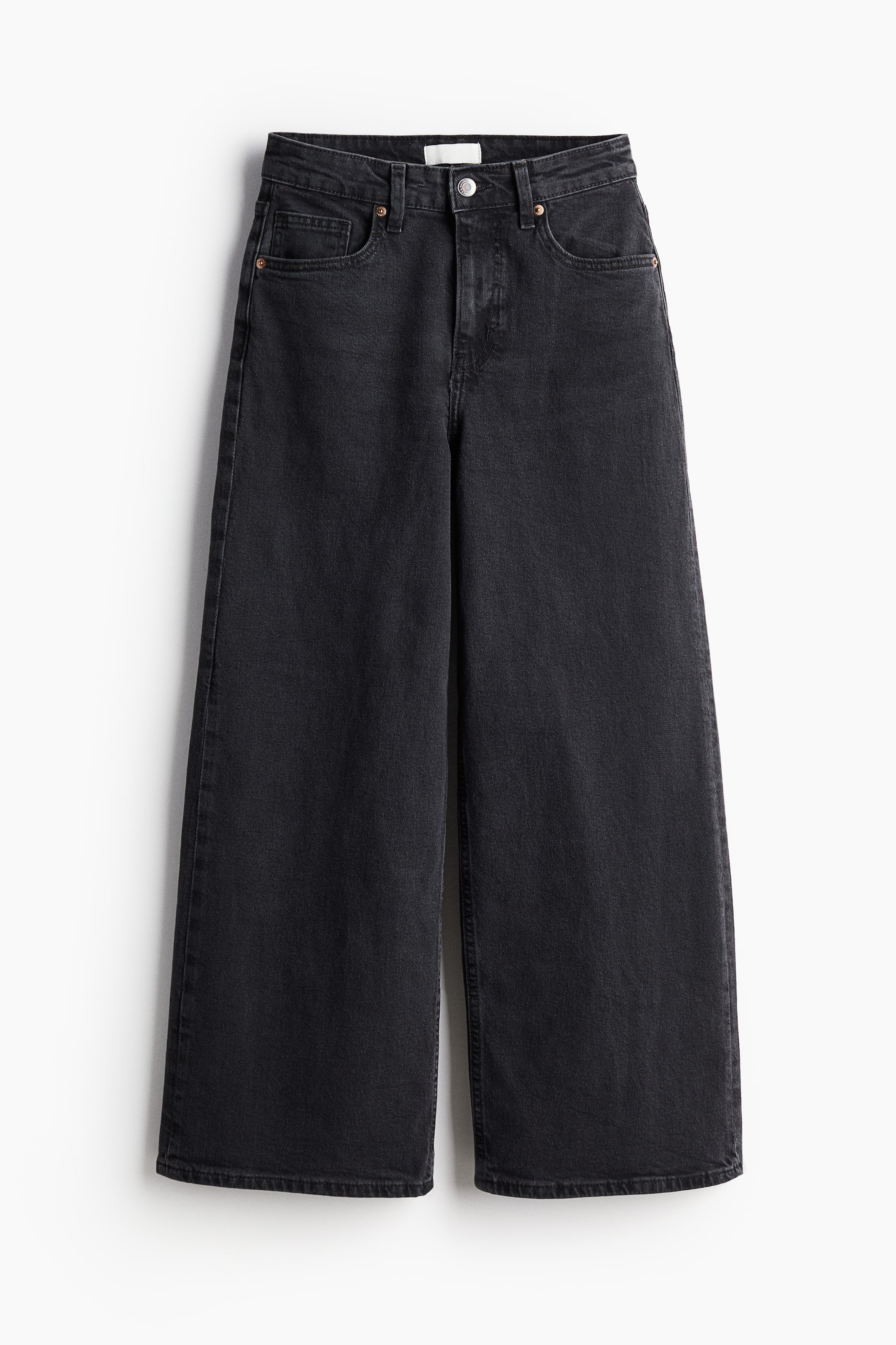 Wide jeans - Dark grey - Ladies | H&M GB 5