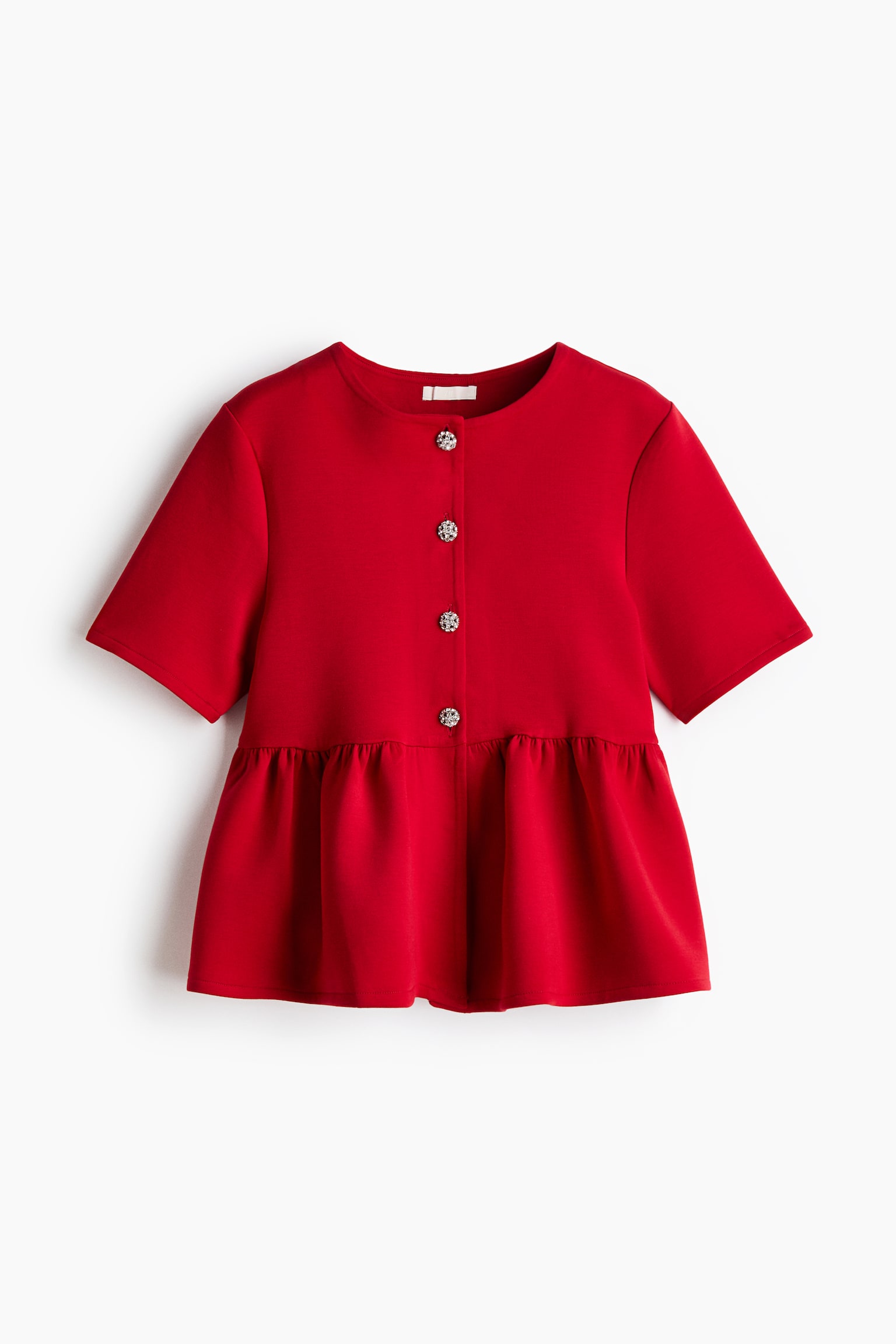 Top peplum - Red