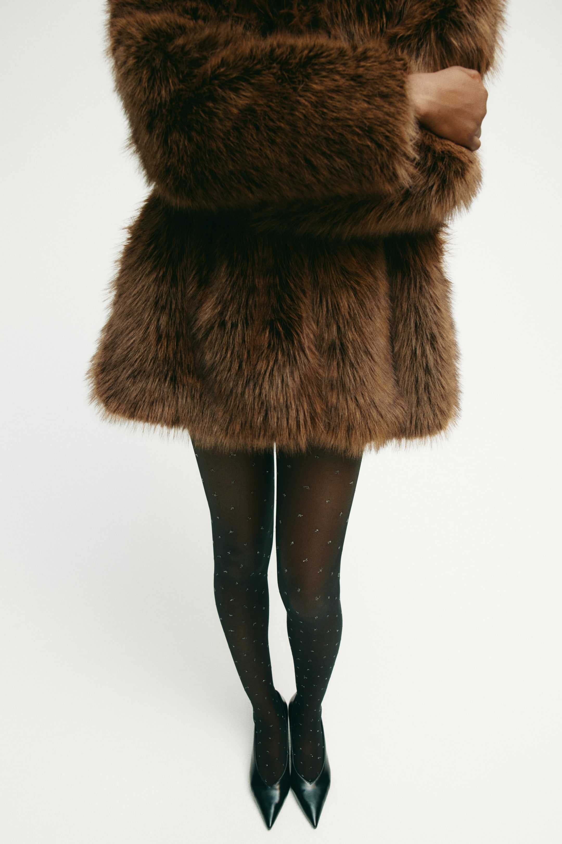 Größeres Bild ansehen: Glittery plumeti tights - Schwarz - Ladies | H&M DE 3