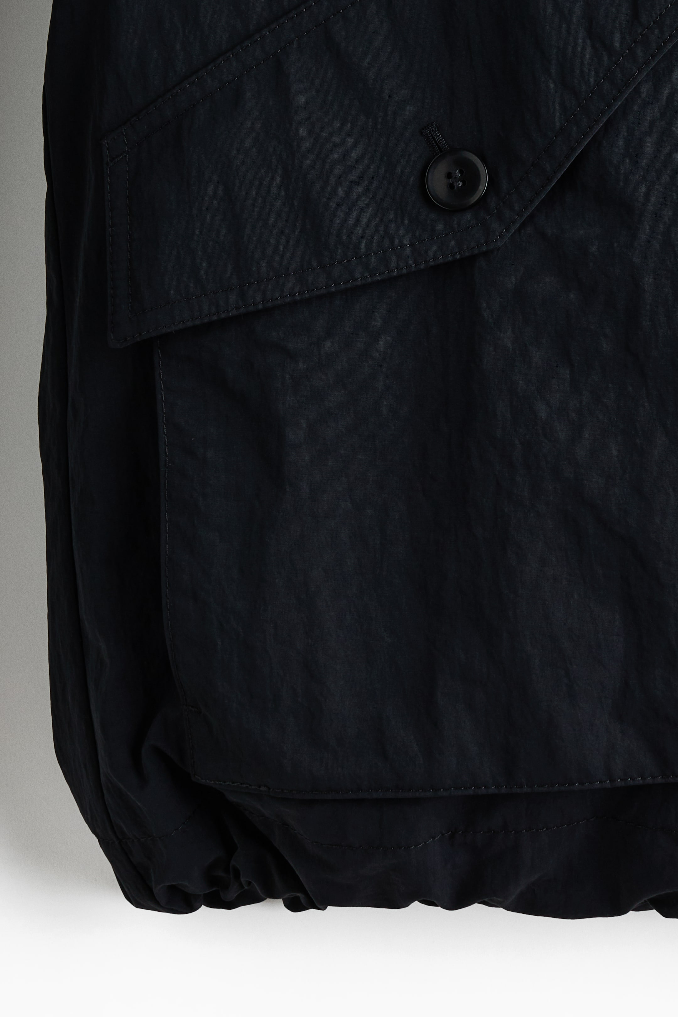 Hooded Nylon Windbreaker
