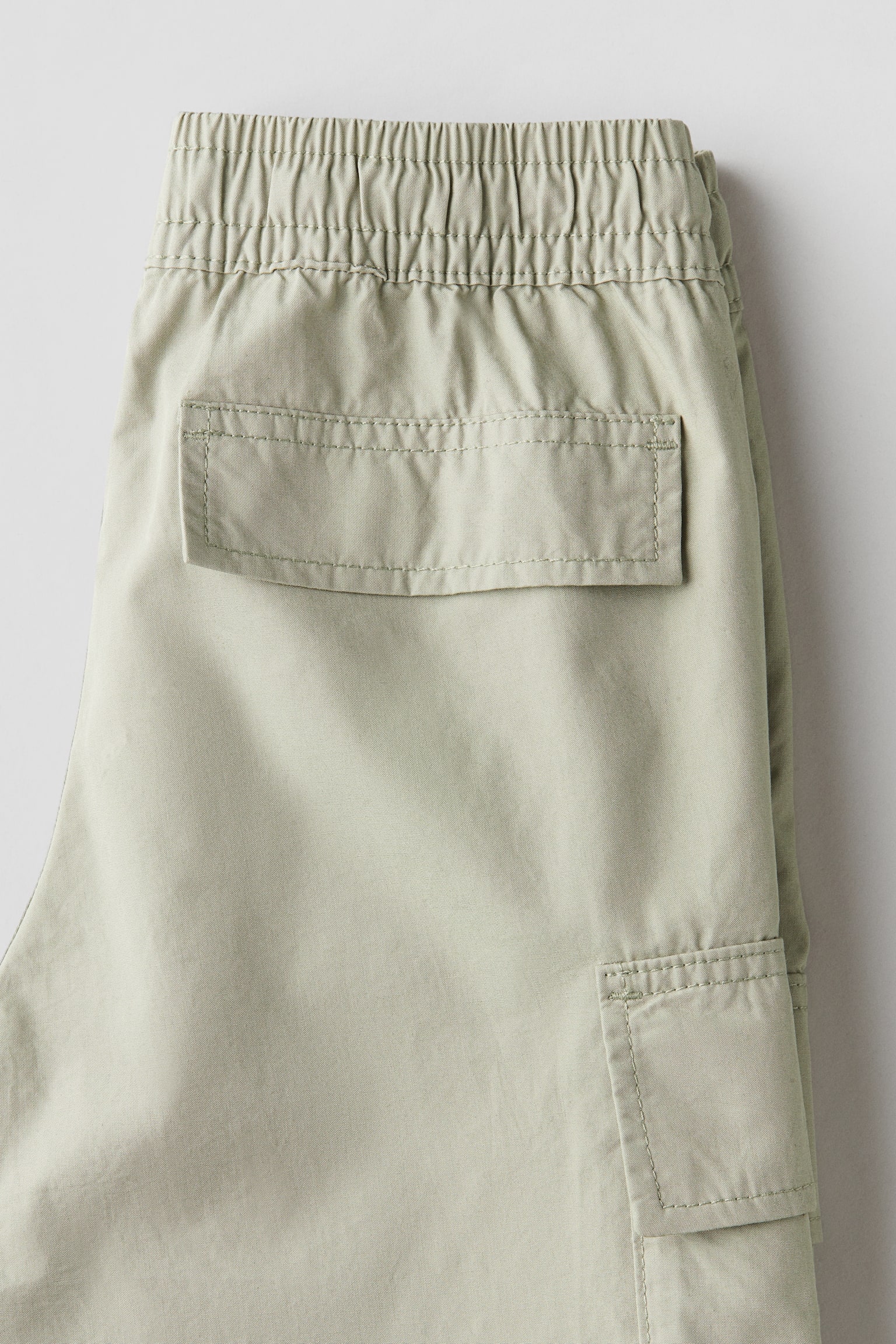 Cargo shorts - Light khaki green/Light denim blue - 2