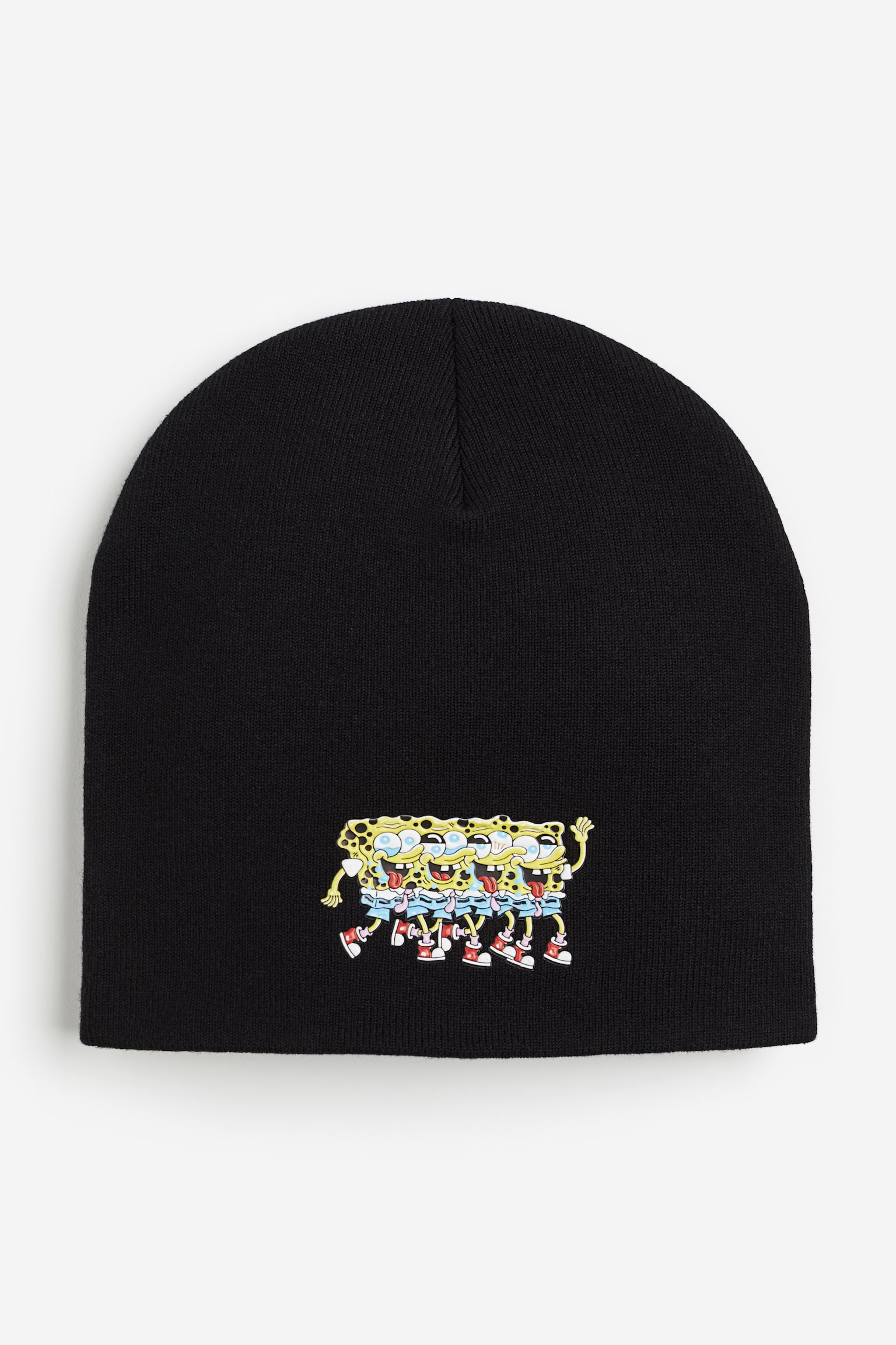 Print Design Beanie - Black/SpongeBob SquarePants - 1