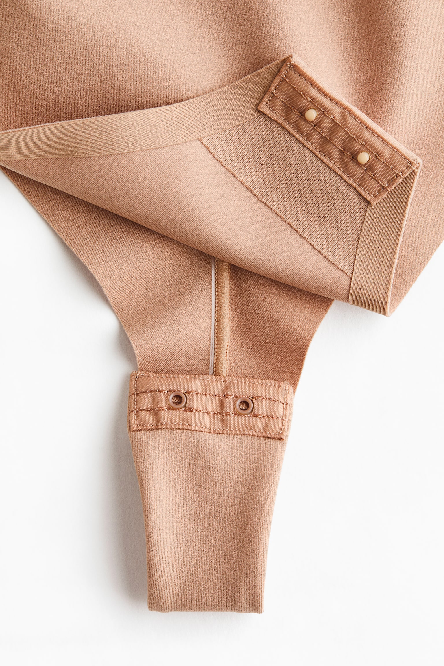 Mikroszálas tangabody Light Shape - Sötétbézs/Fekete - 3