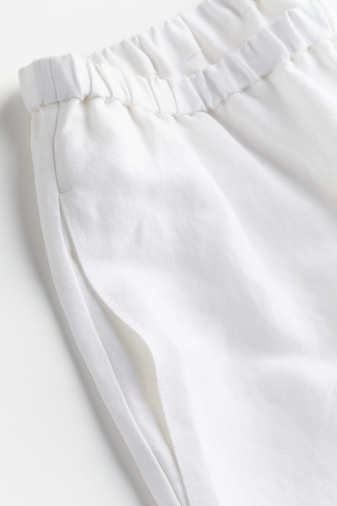 Bukser i silkeblanding - Hvid - 5