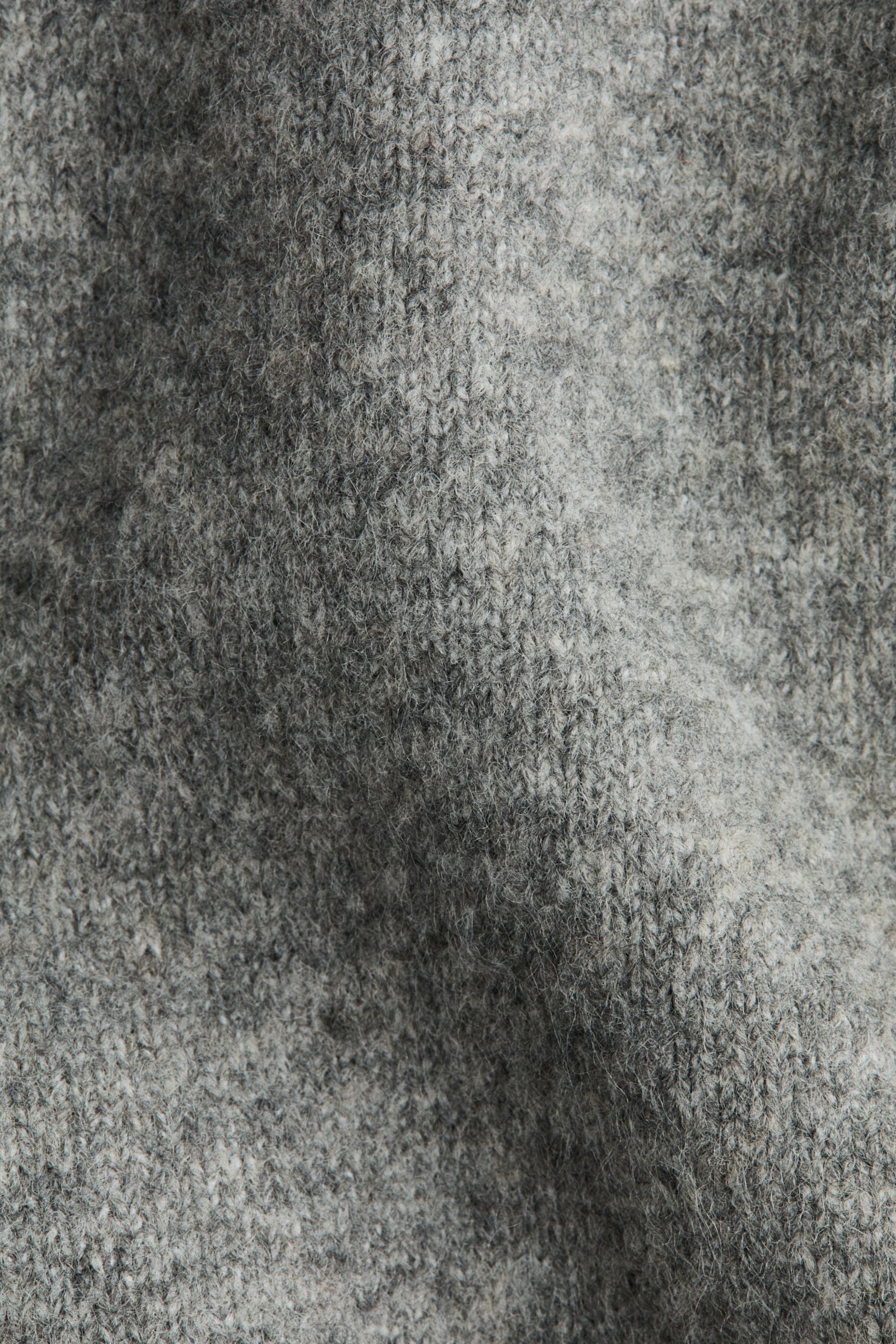 Oversized jumper - Grey marl/Light blue/Cream/Dark beige - 5