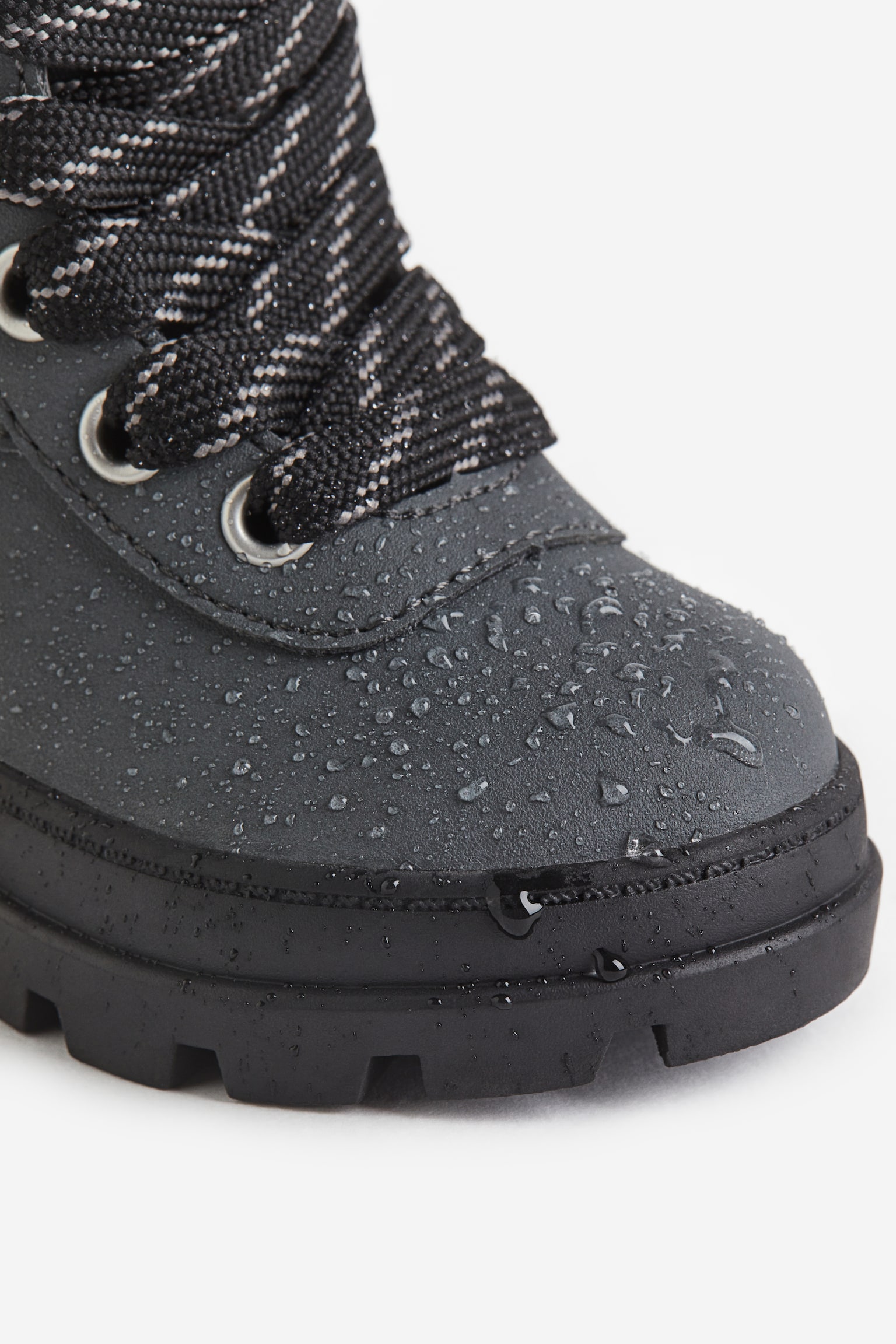 Waterproof lace-up boots - Dark grey/Mole - 3