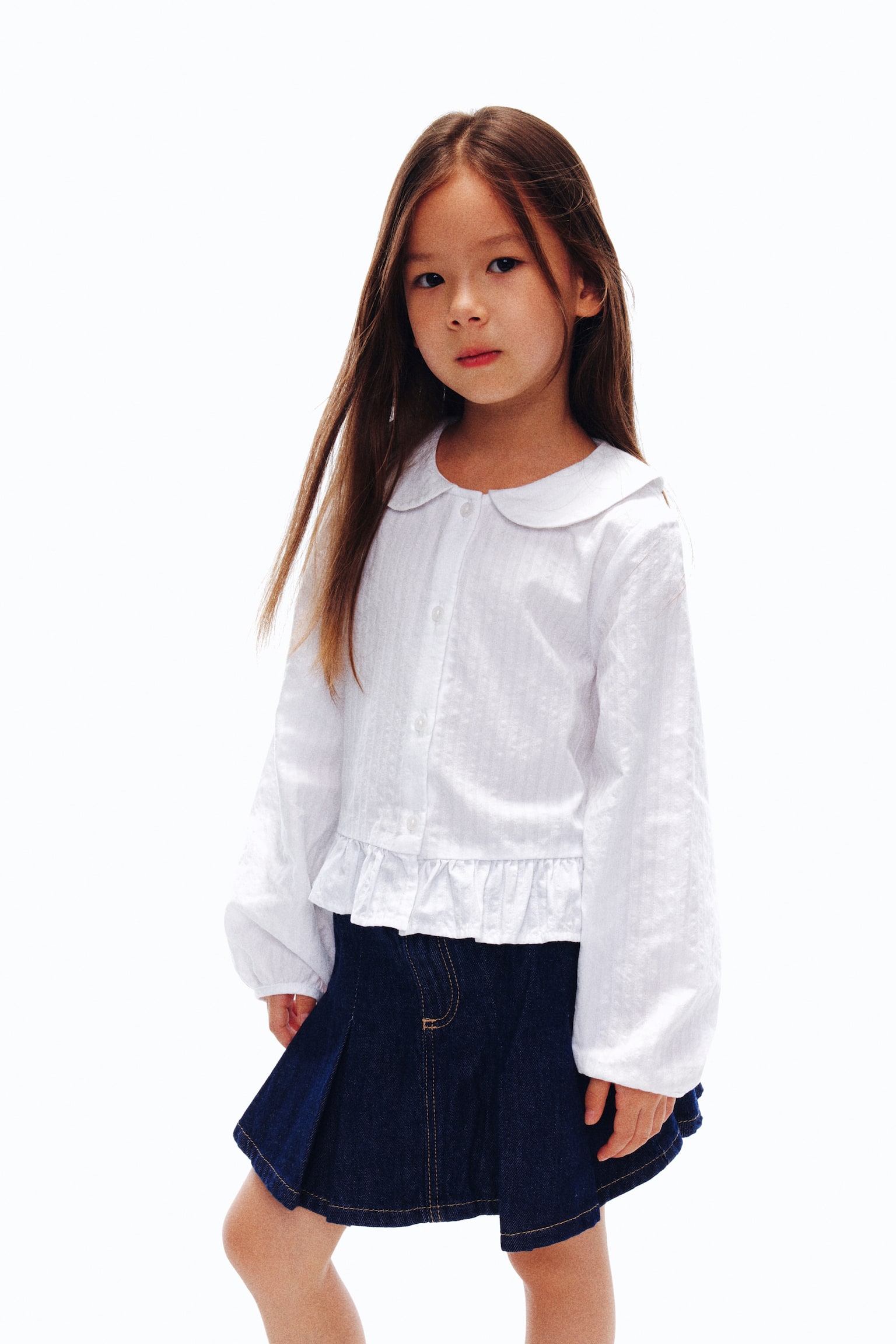 Cotton blouse - White - 5