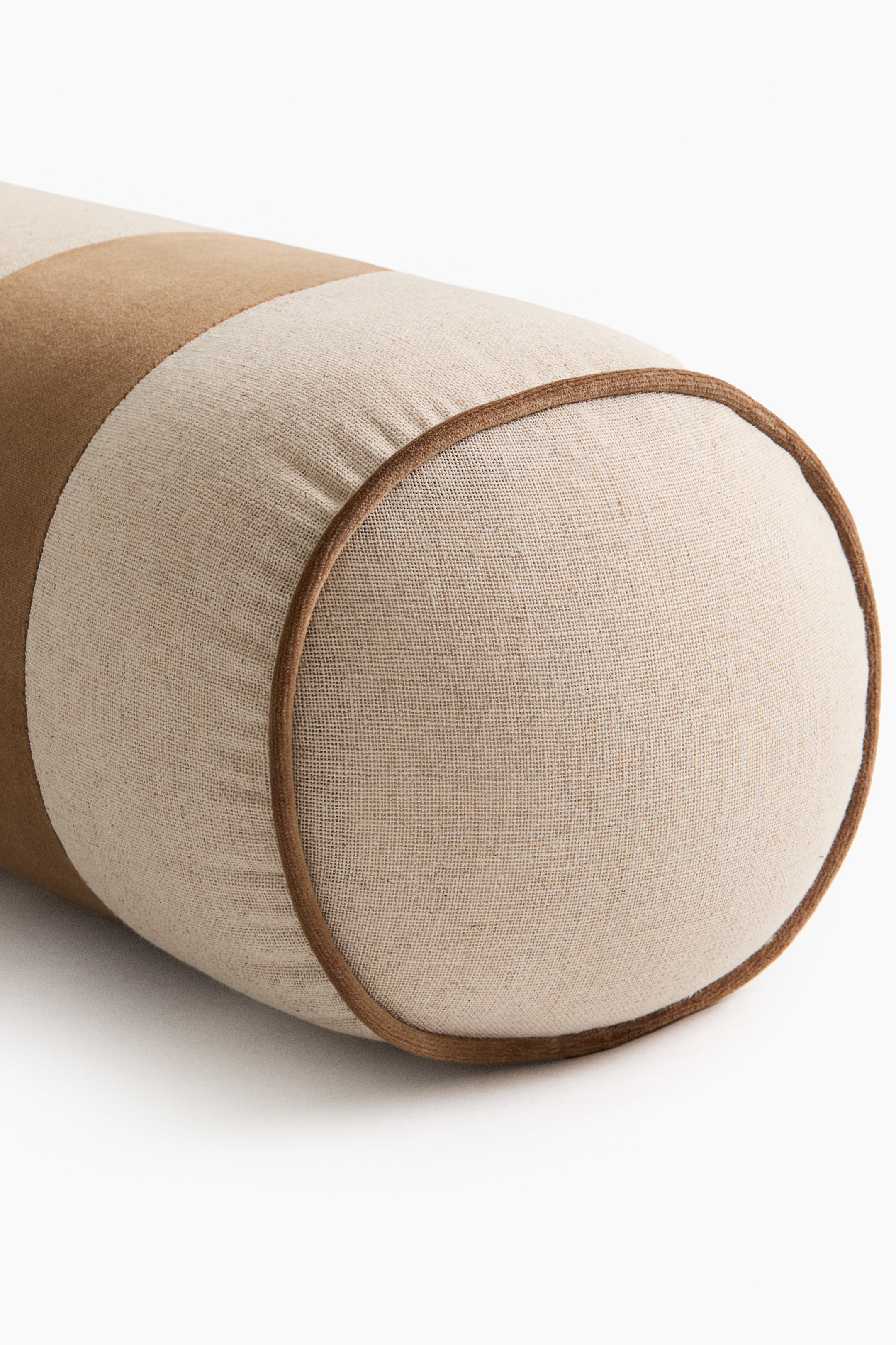 Traversin en lin mélangé