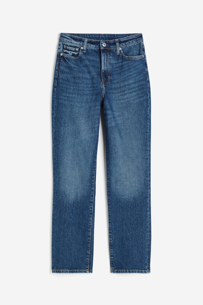 Mom Ultra High Ankle Jeans - Denimblauw/Denimblauw/Zwart/Donkerbruin - 2