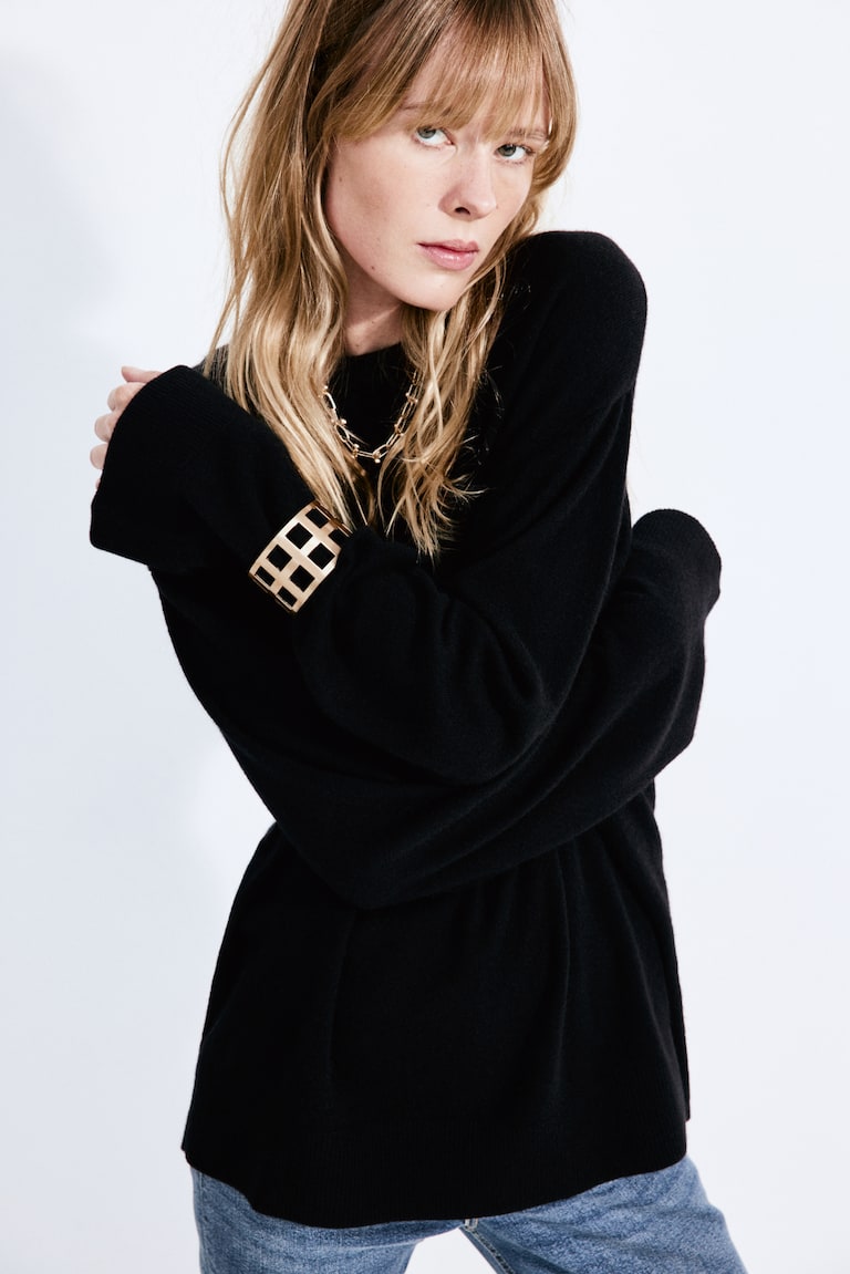 Cashmere Sweater Oversized Jumper And Jeans Oversized Cashmere - Main Image