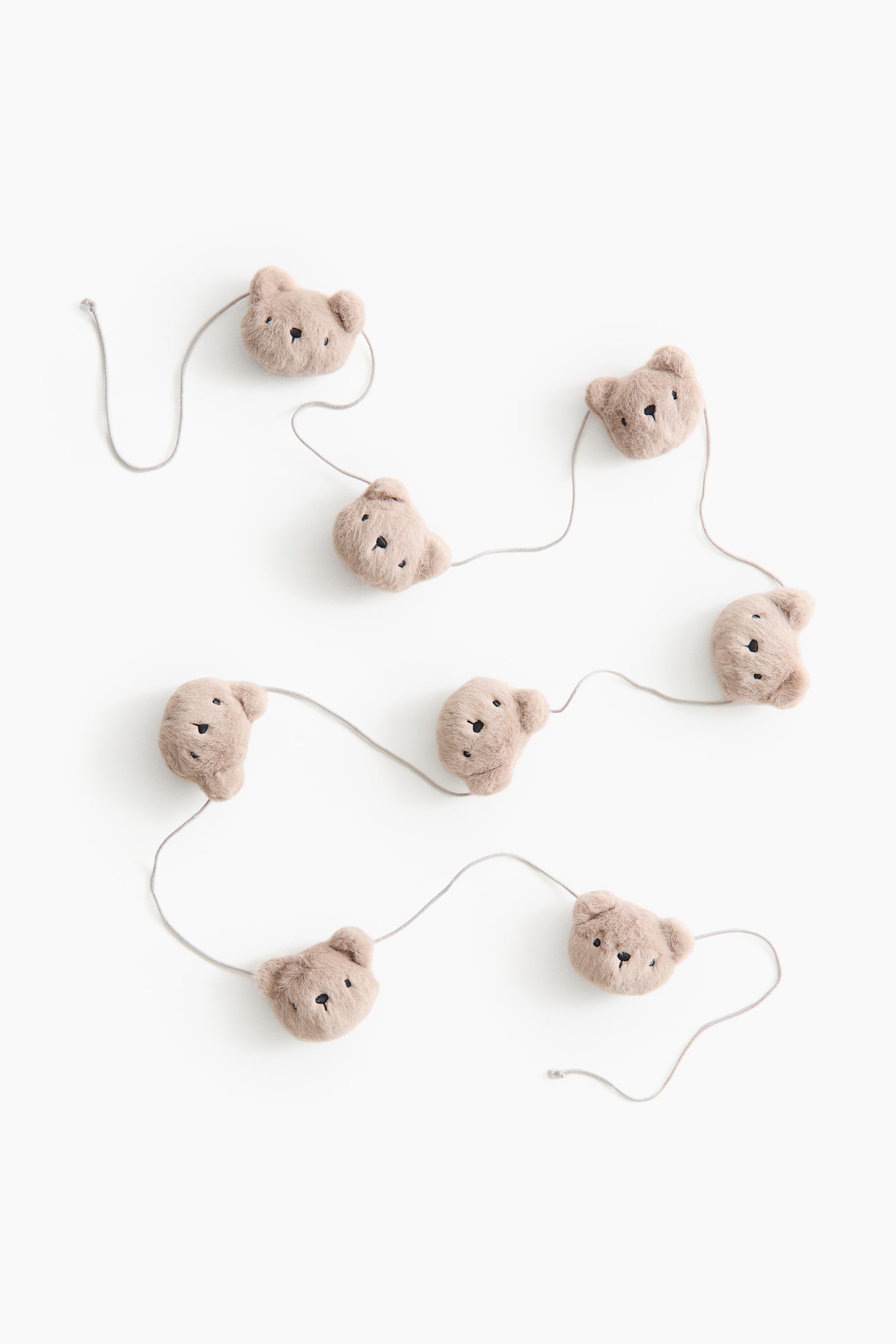 Guirnalda con osos de peluche - Gris pardo claro/Osos