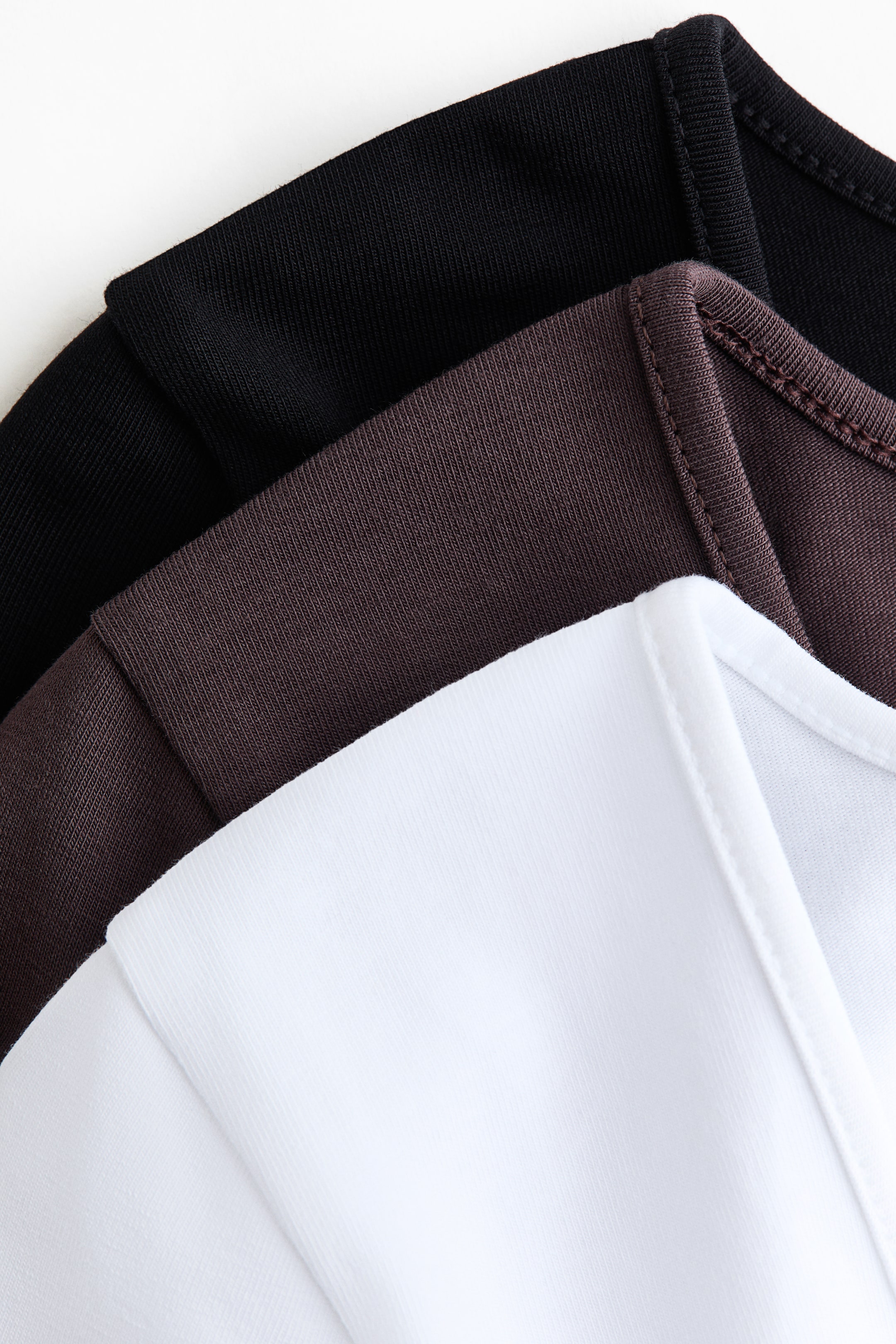 3-Pack Ribbed Cotton Tops