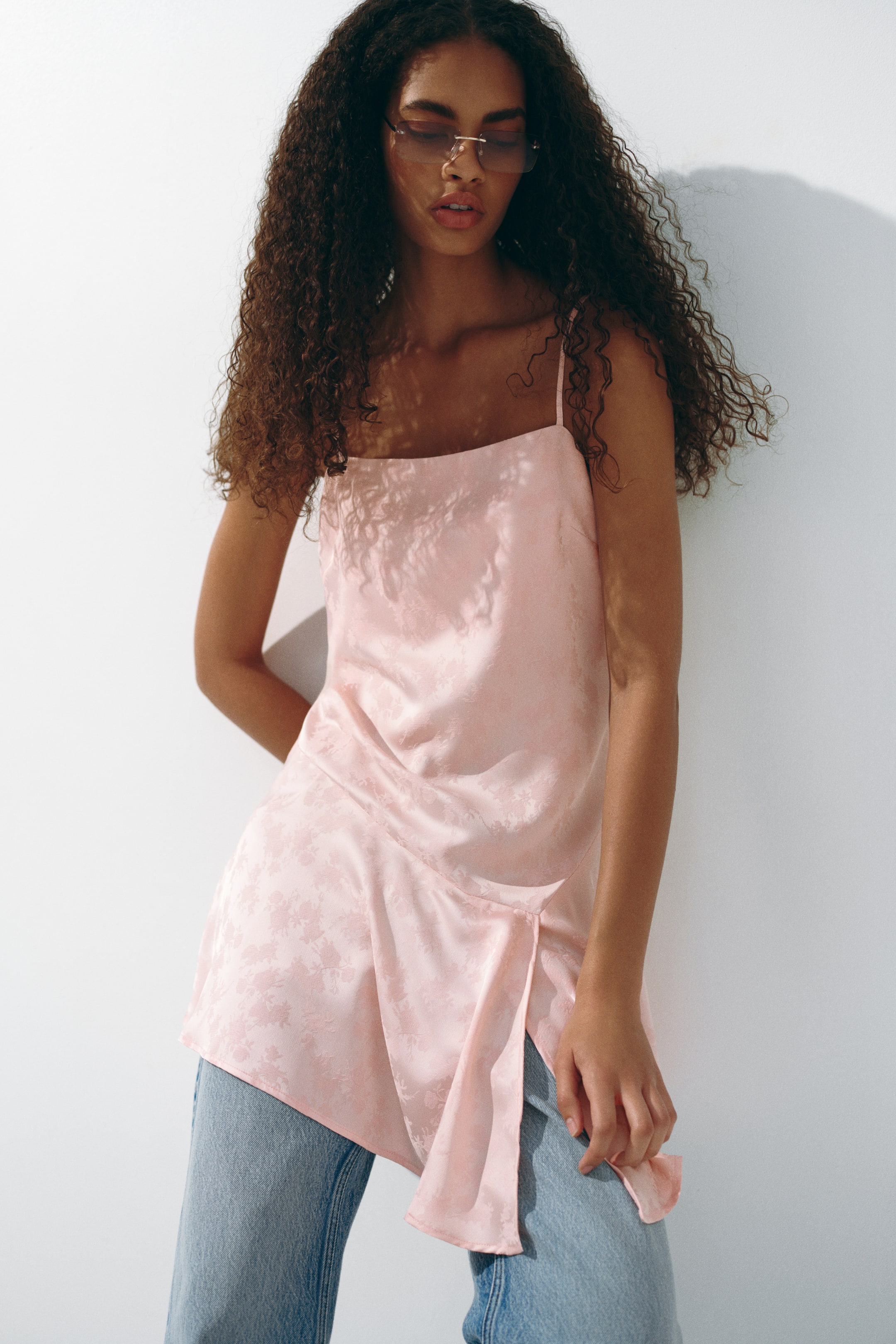 Satin Strappy Dress