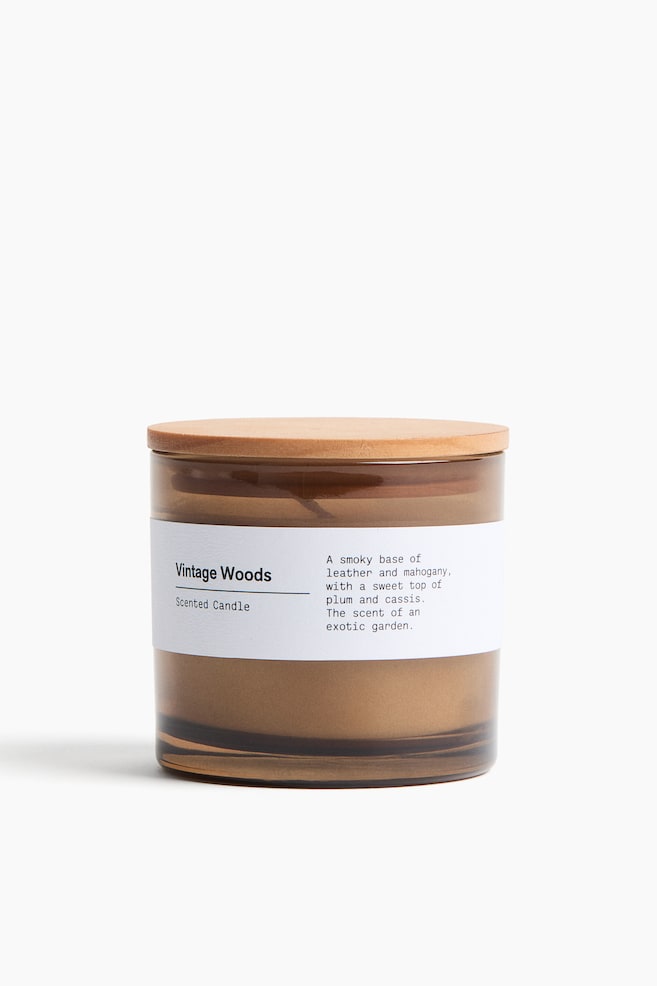Bougie parfumée dans un pot en verre - Vintage Woods/Crisp Cotton/Sage Serenity/Grapefruit Nectar/Sublime Patchouli - 1