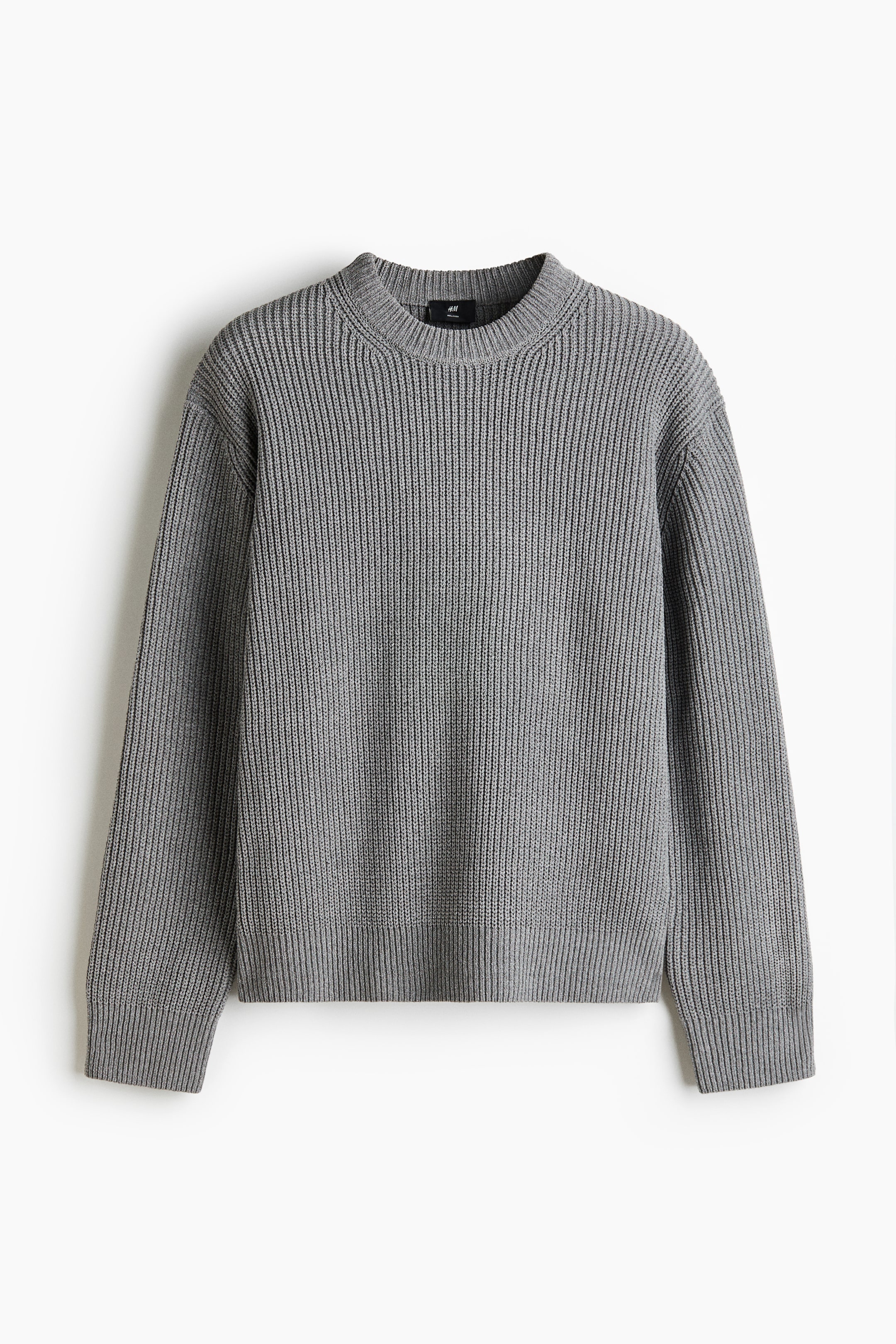 Relaxed-Fit Rib-Knit Sweater