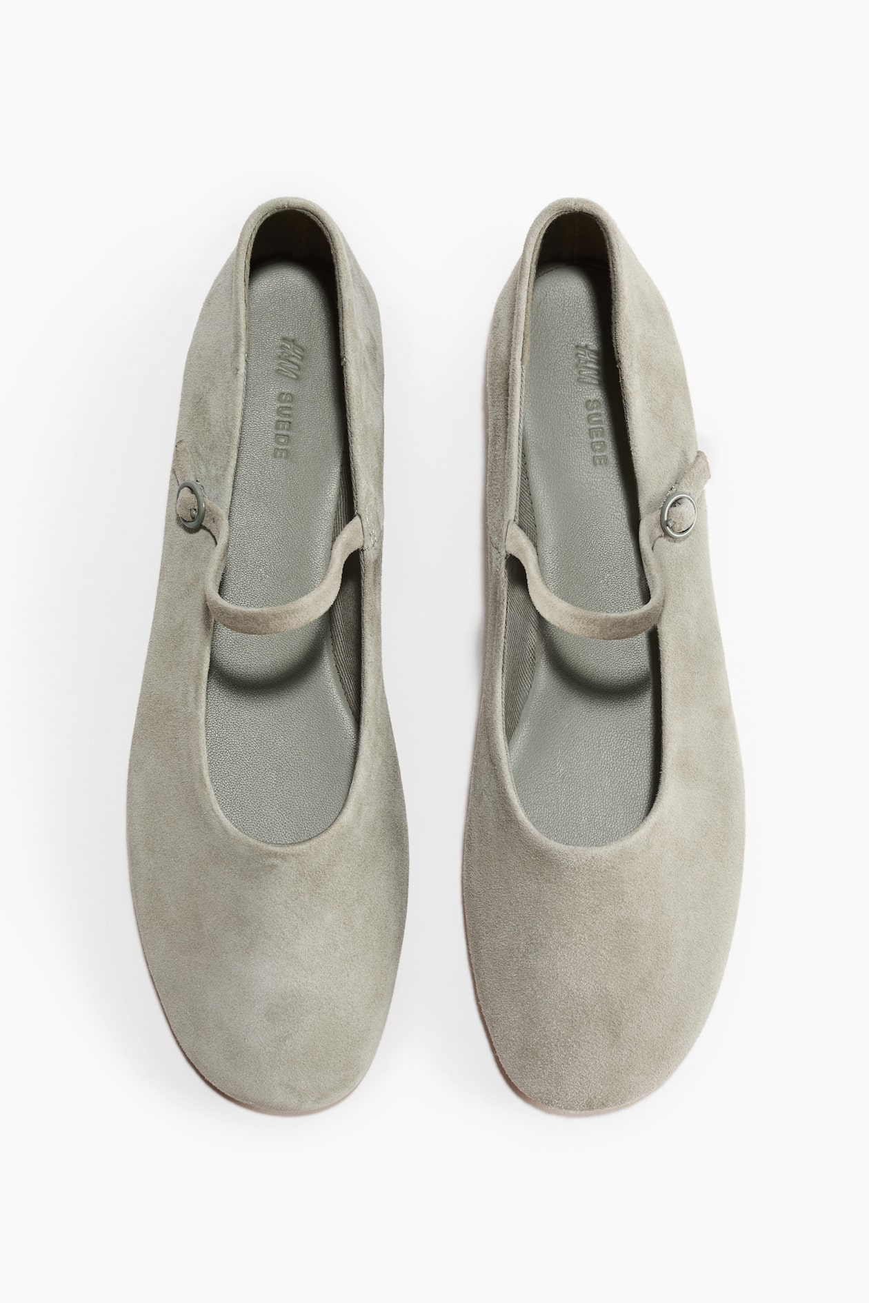 Suede Mary Jane Flats - image 2