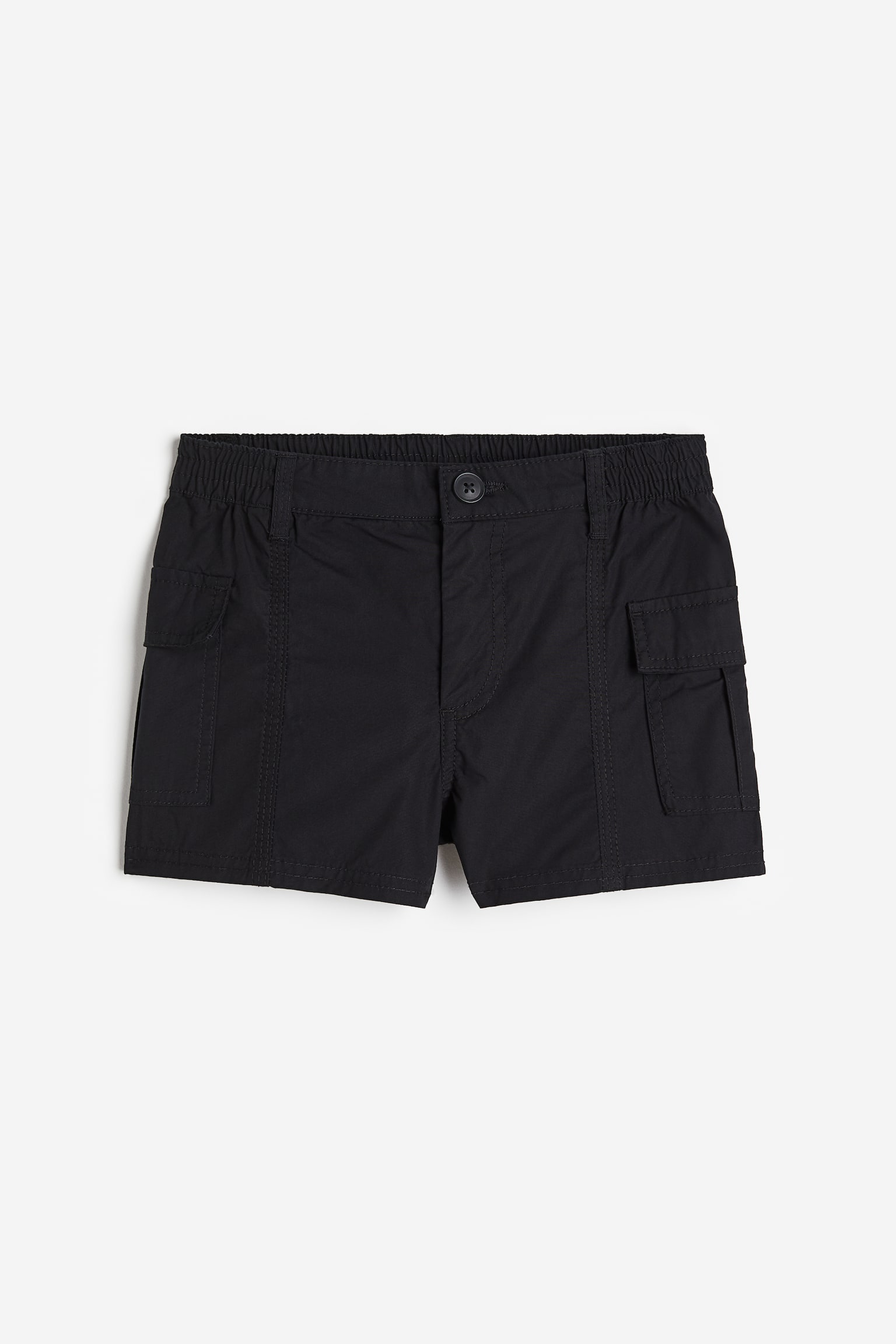 Cargo Shorts - Black/Khaki green/Bright orange - 1