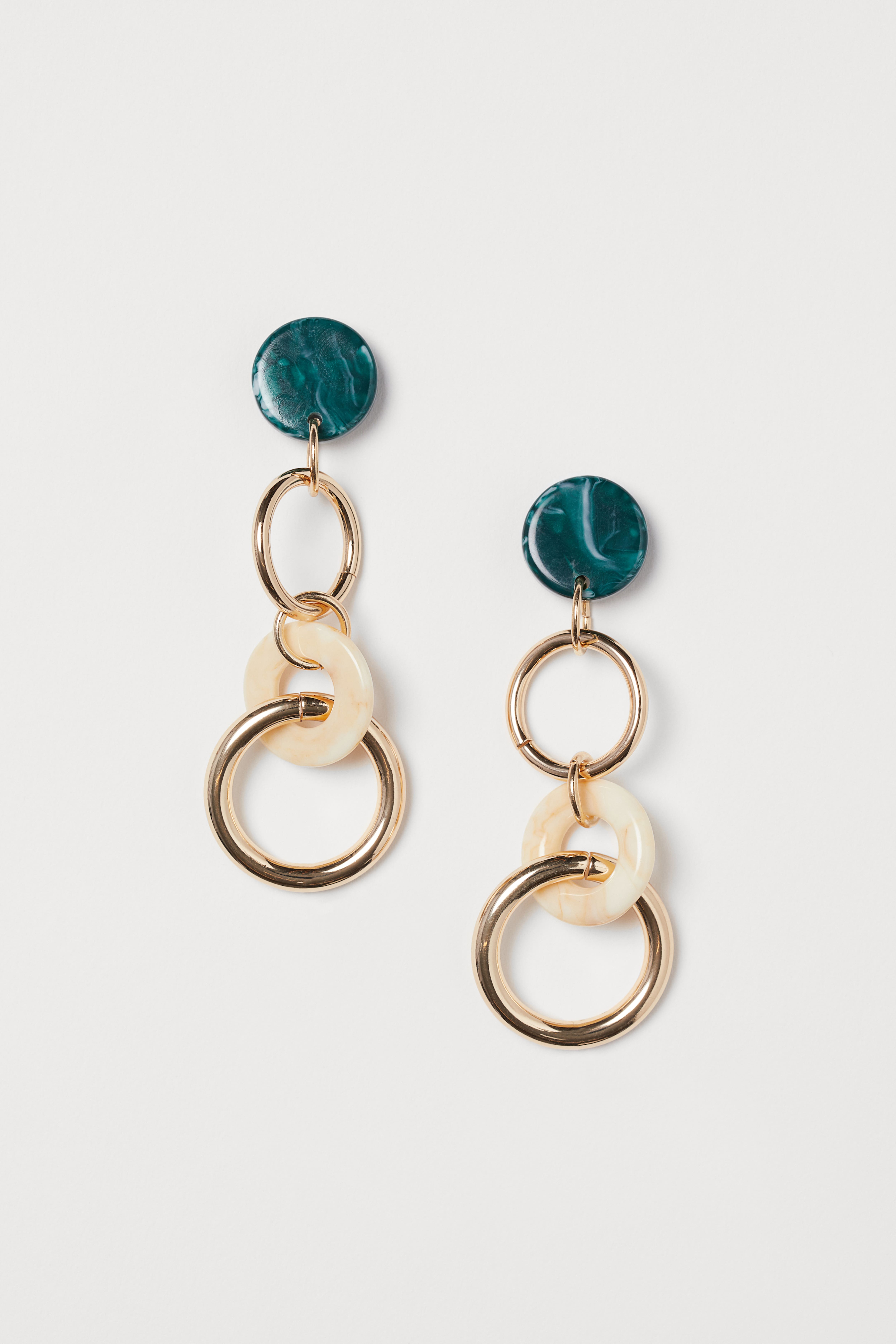 H&m long earrings hotsell