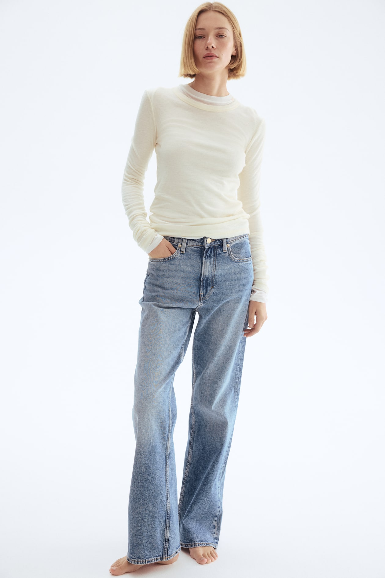 Bootcut High Jeans - image 2